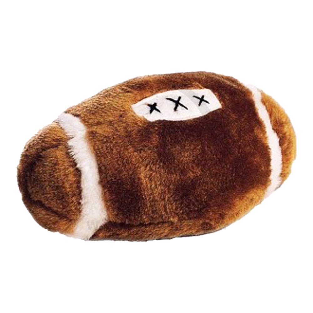 Ethical Pet Spot Plush Dog Toy Football 4.5-in