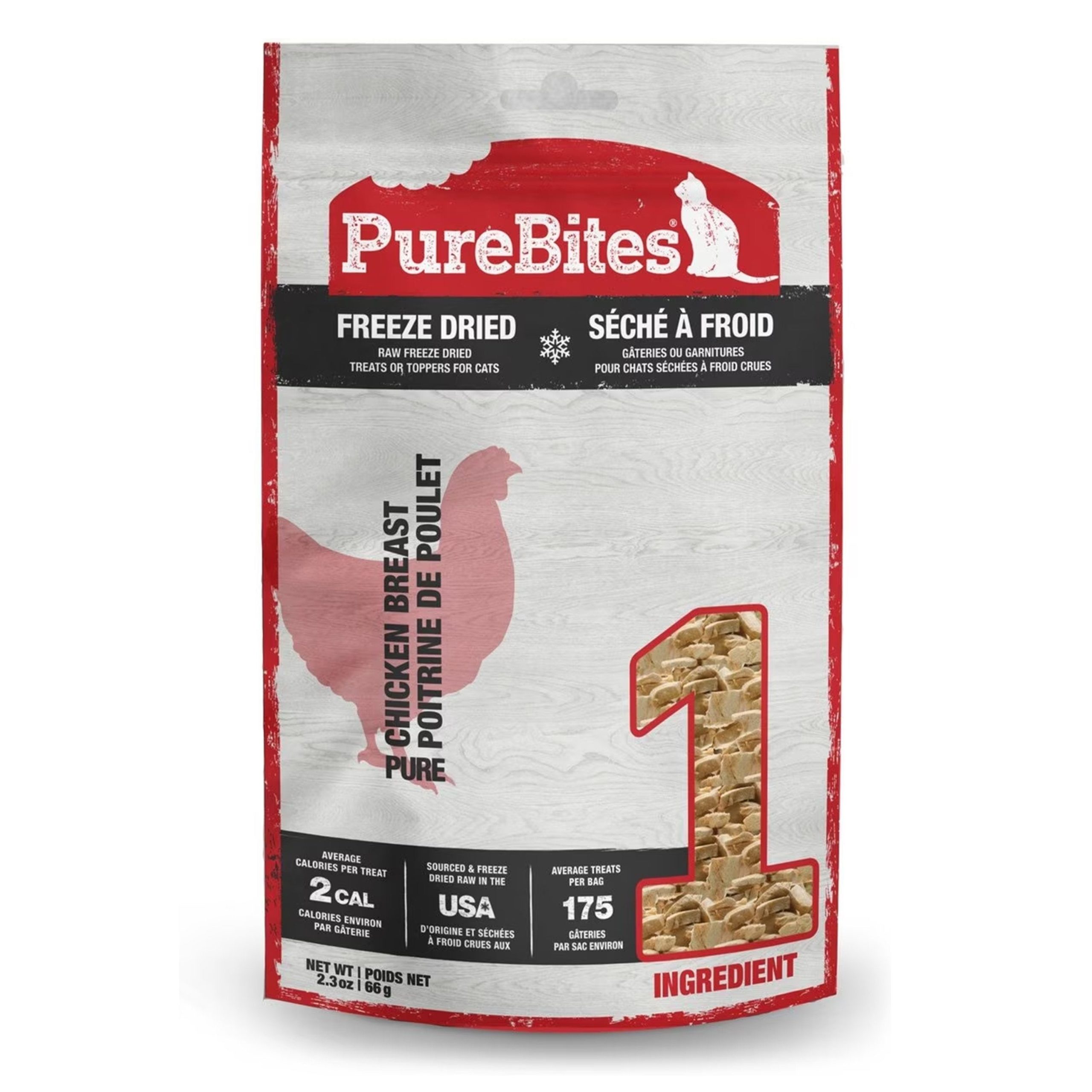 PureBites Chicken Breast Freeze Dried Cat Treats 2.3-oz