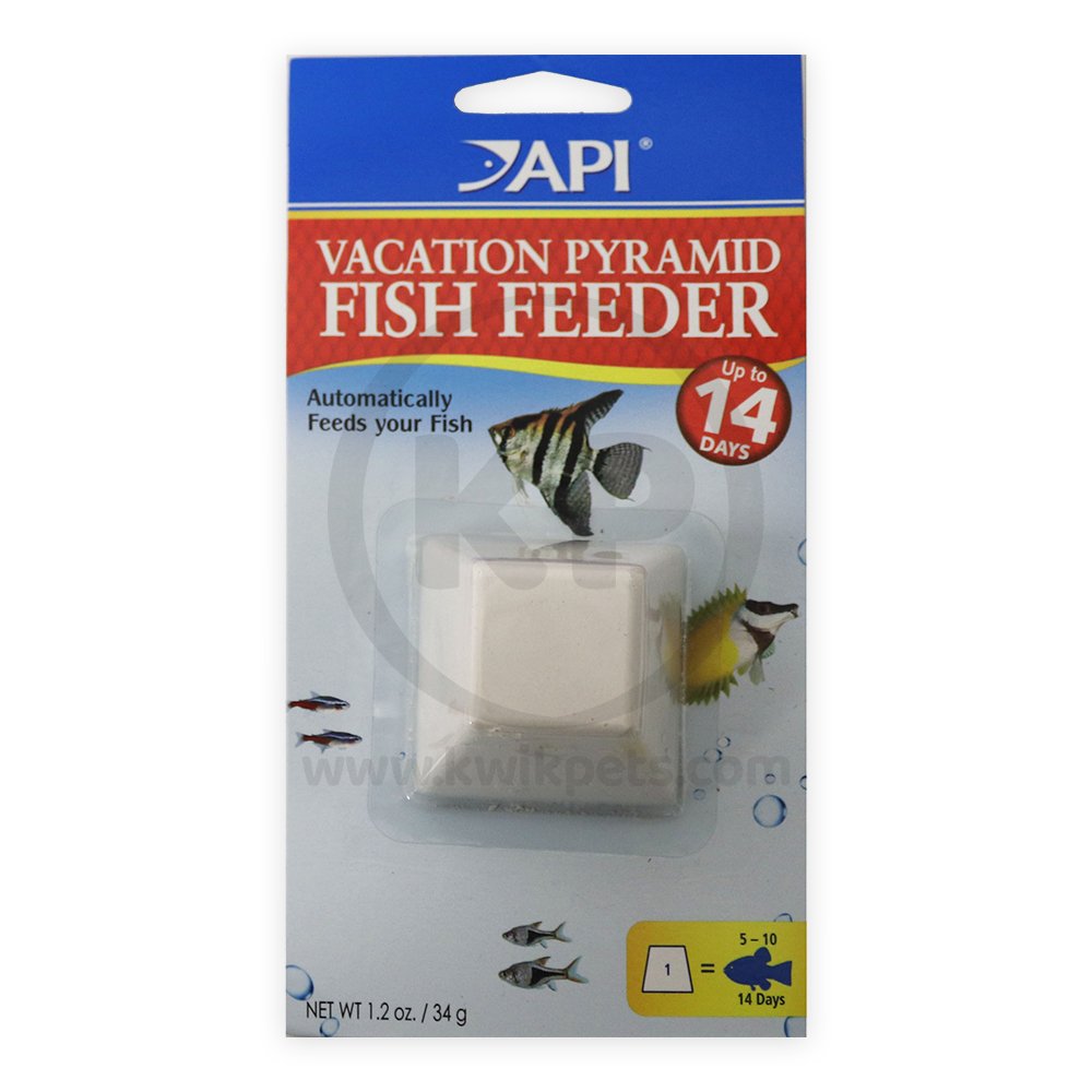 API 14-Days Vacation Pyramid Fish Feeder 1.2-oz