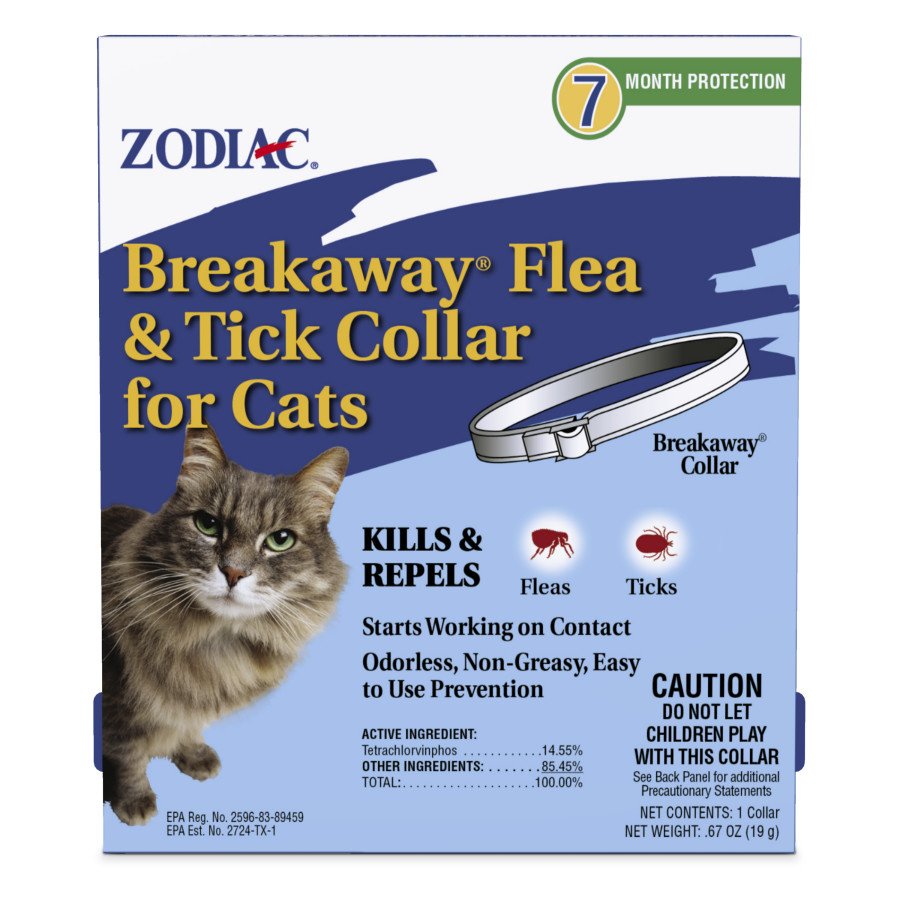 Zodiac Breakaway Flea & Tick Collar for Cats