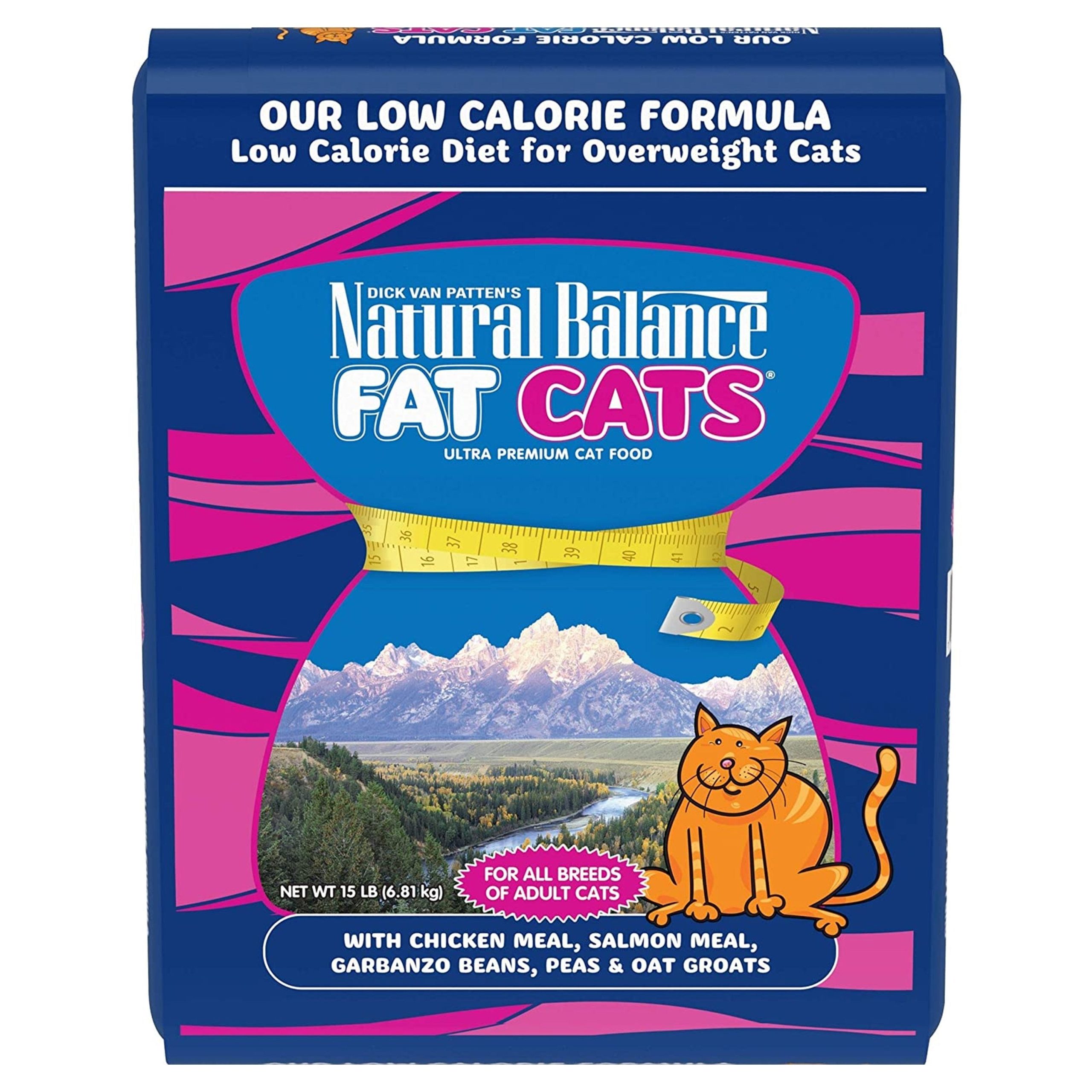 Natural Balance Pet Foods Original Ultra Fat Cats Dry Food Chicken Meal & Salmon Meal 15-lb