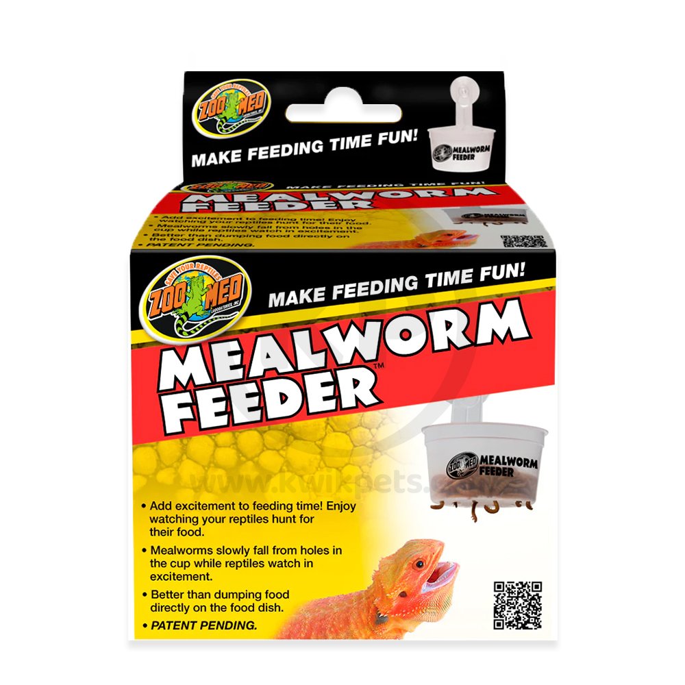 Zoo Med Mealworm Feeder White