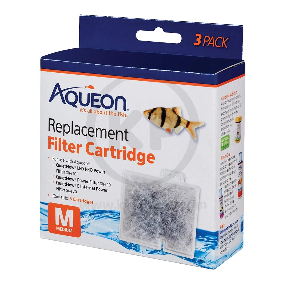 Aqueon Replacement Filter Cartridges 3 Count Medium