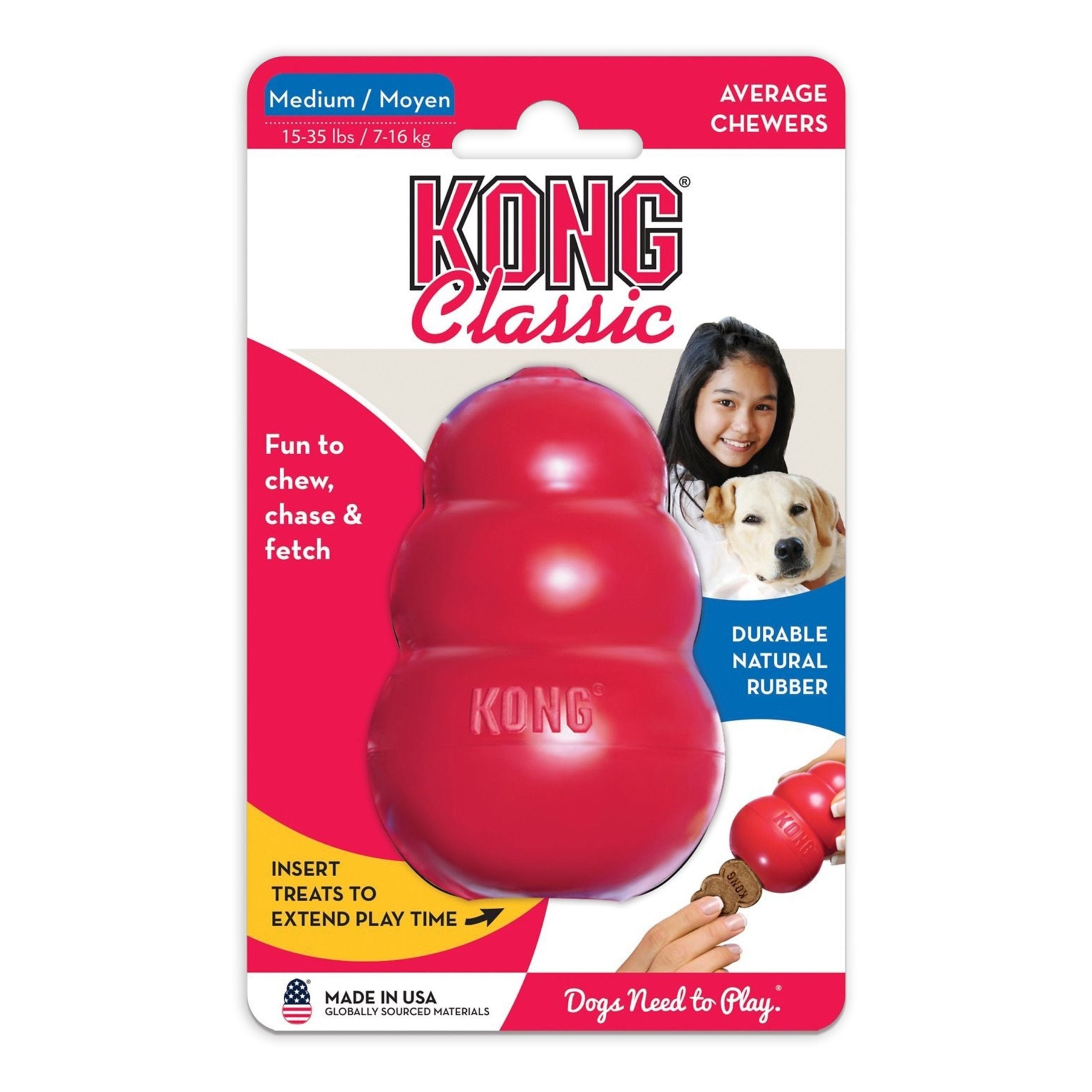 KONG Classic Dog Toy Medium