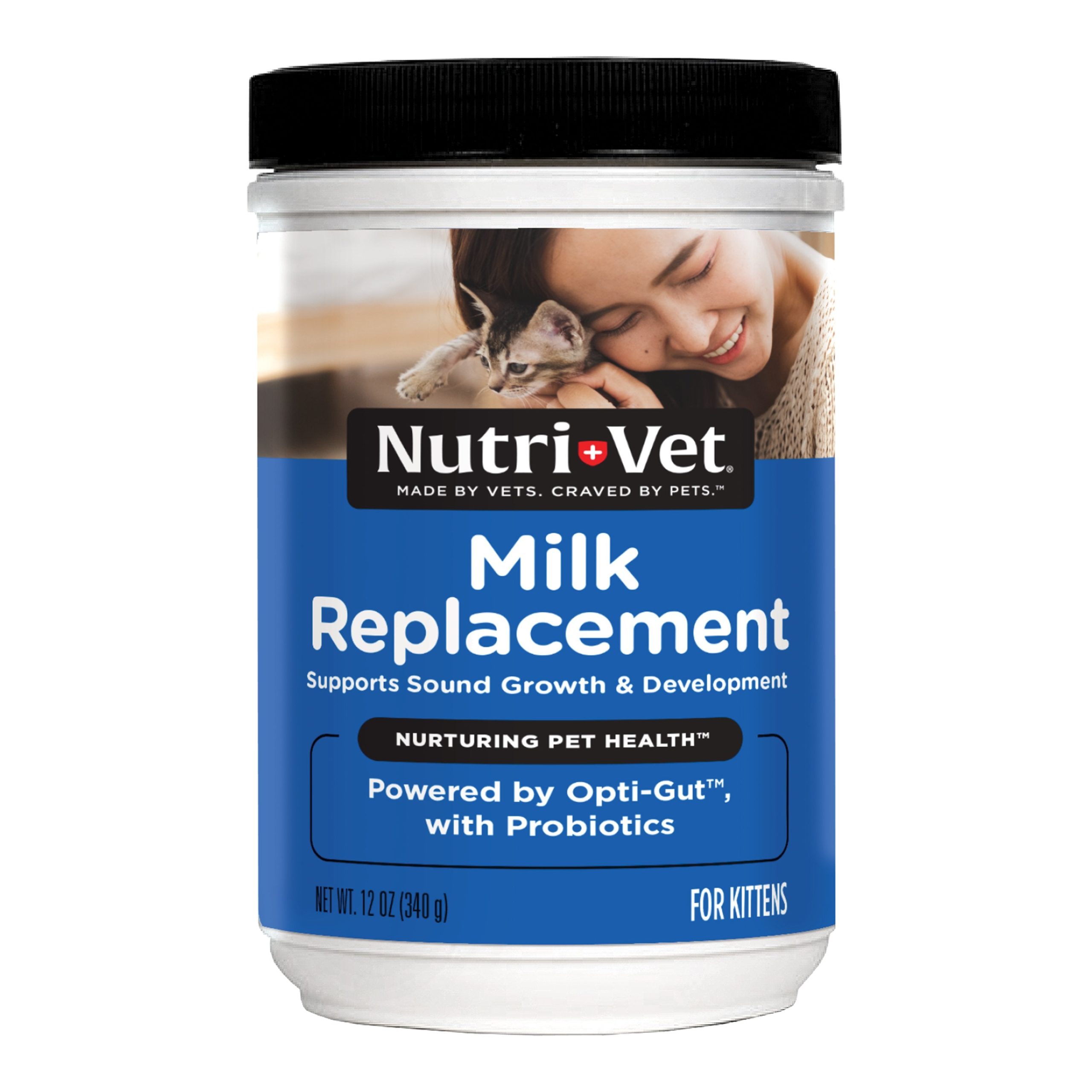 Nutri-Vet Milk Replacement Powder for Kittens 12-oz