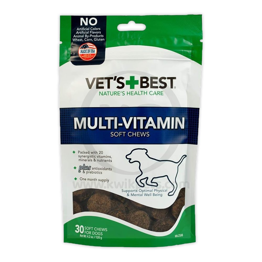 Vet’s Best Multi-Vitamins Dog Soft Chews 30 Count 4.2-oz