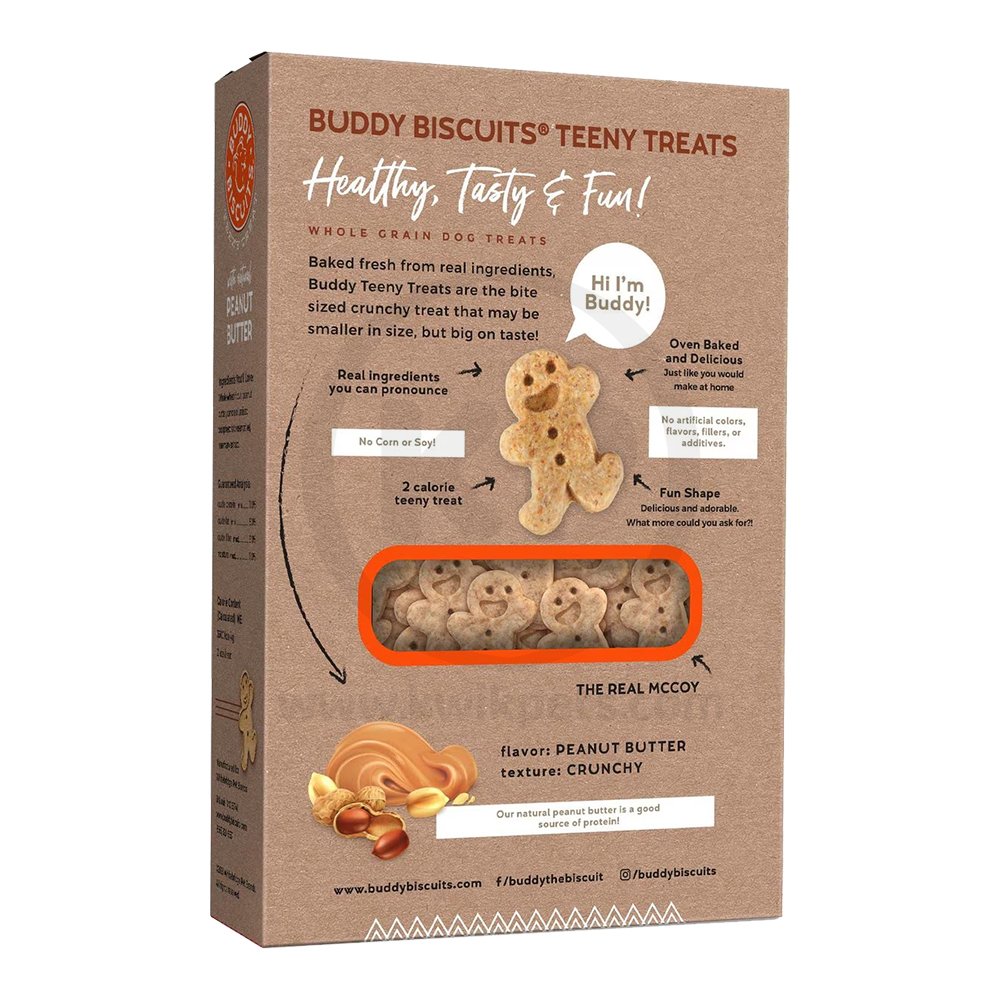 Cloud Star Buddy Biscuits Crunchy Dog Treats Peanut Butter 8-oz