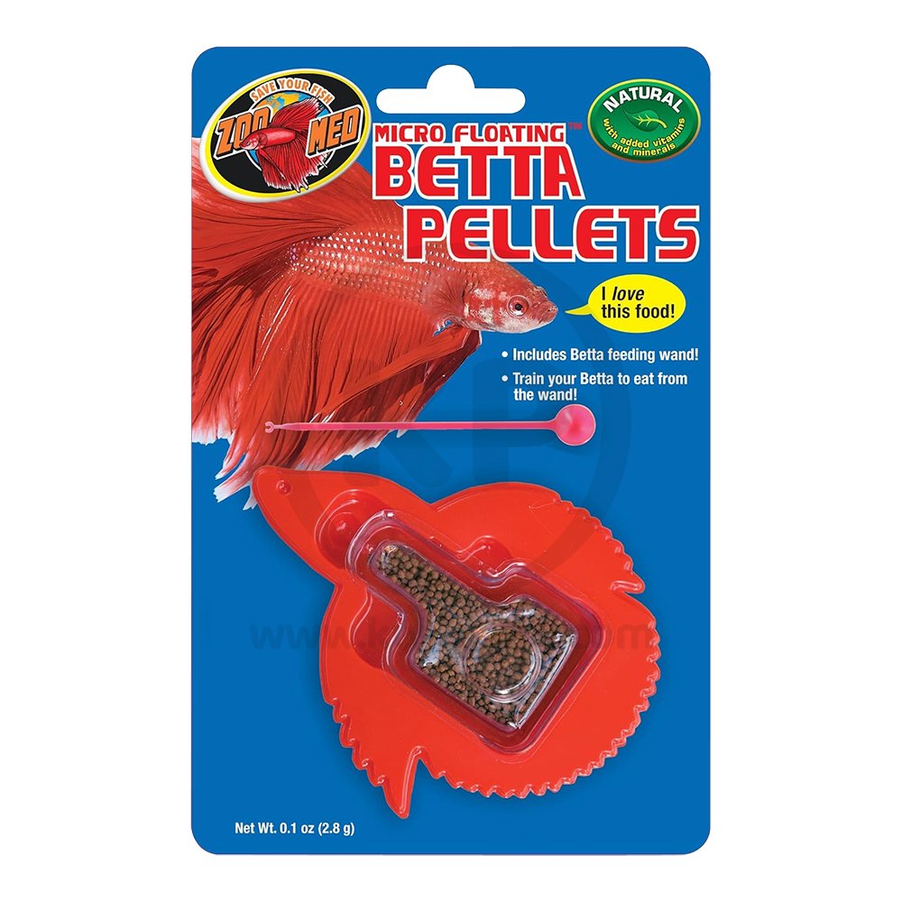 Zoo Med Micro Floating Betta Pellet Fish Food 0.15-oz