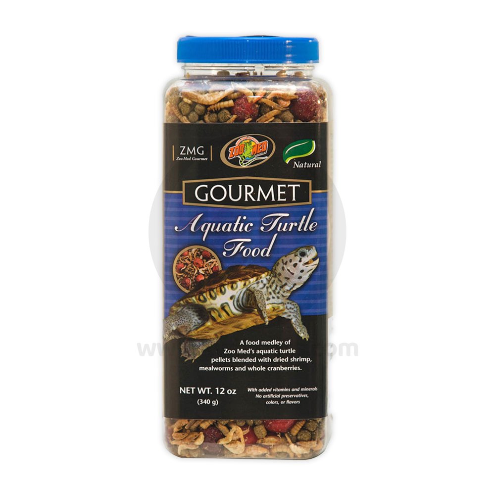 Zoo Med Gourmet Aquatic Turtle Dry Food 12-oz