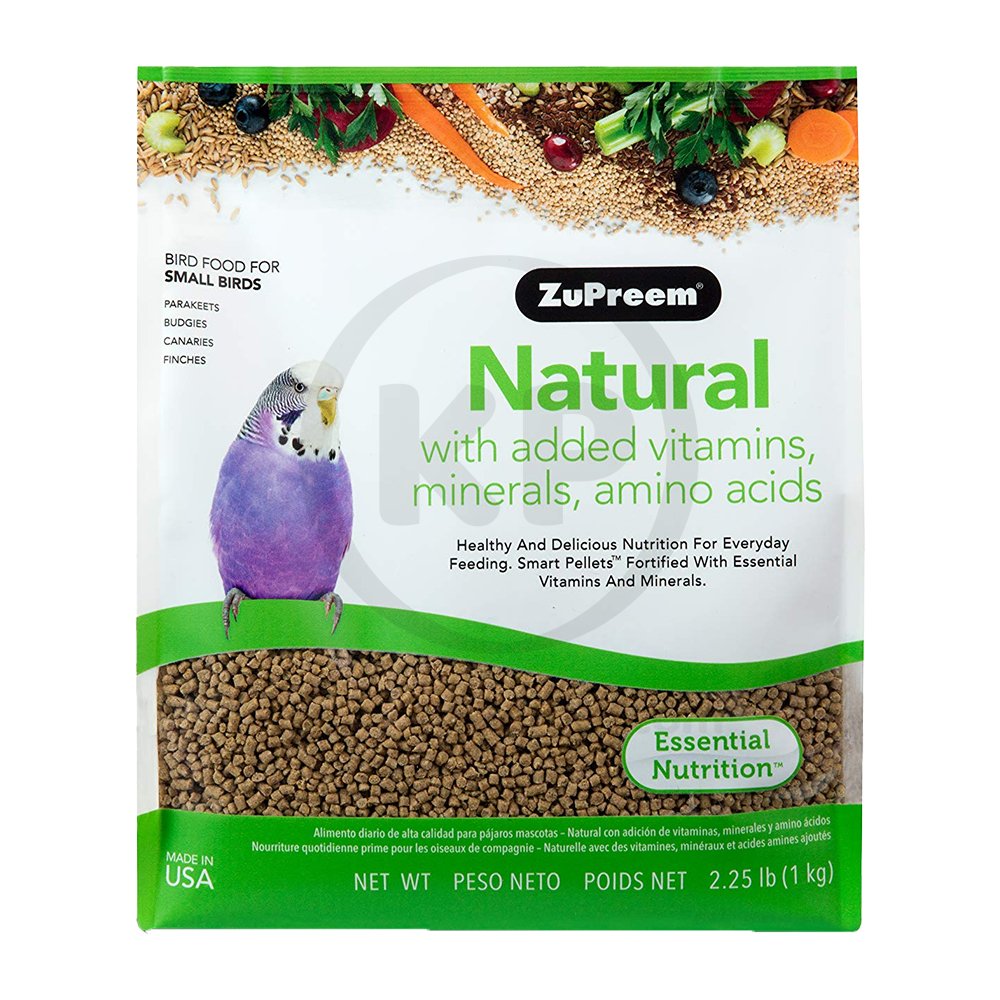 ZuPreem Natural Bird Food Parakeets 2.25-lb