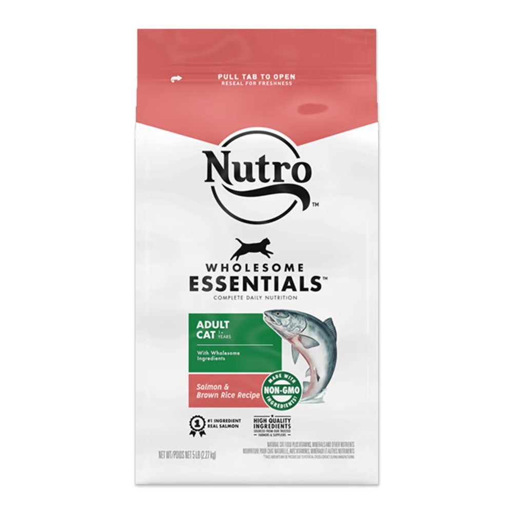 Nutro Wholesome Essentials Salmon & Brown Rice Adult Dry Cat Food 3-lb