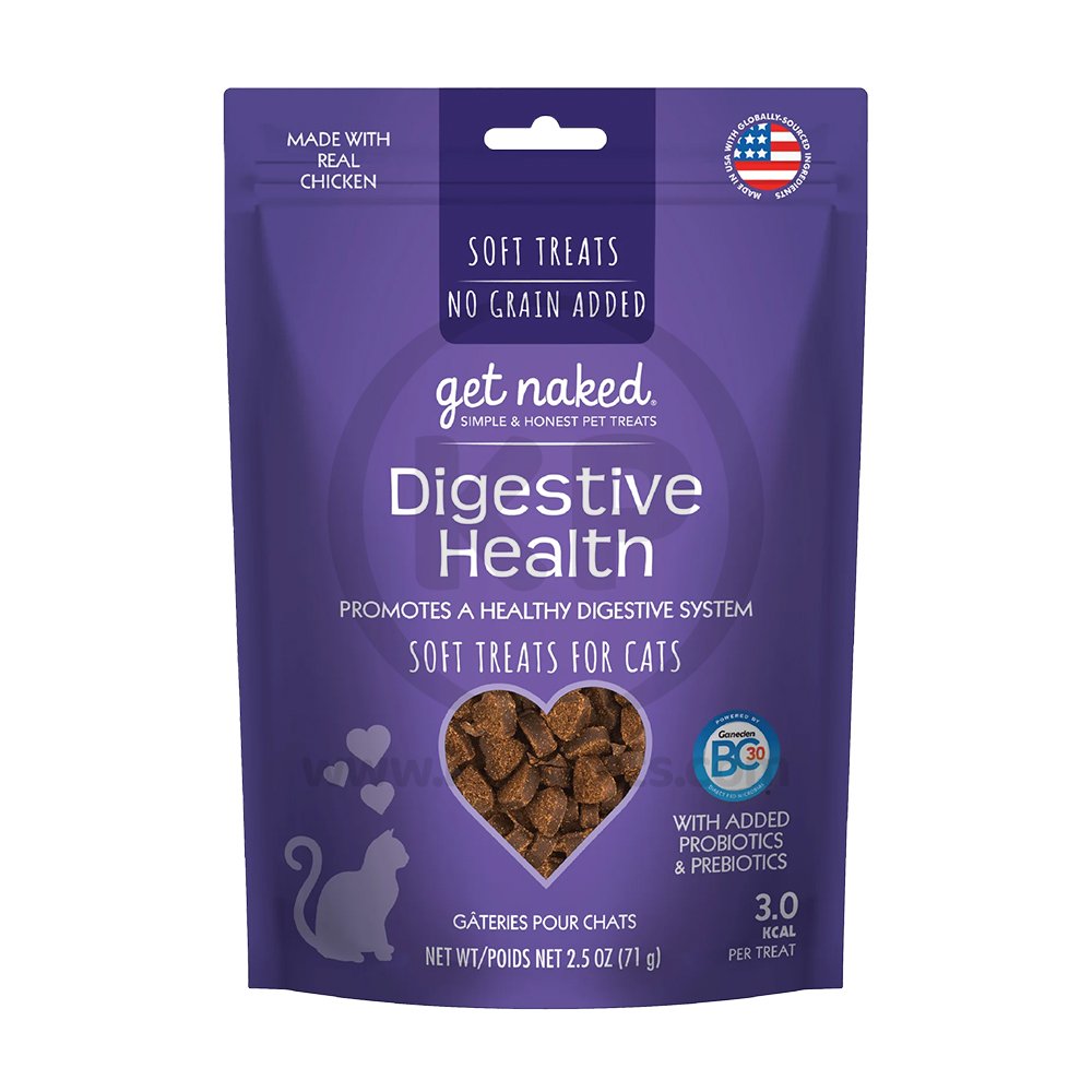 Get Naked Digestive Health Grain-Free Soft Cat Treats Chicken 2.5-oz