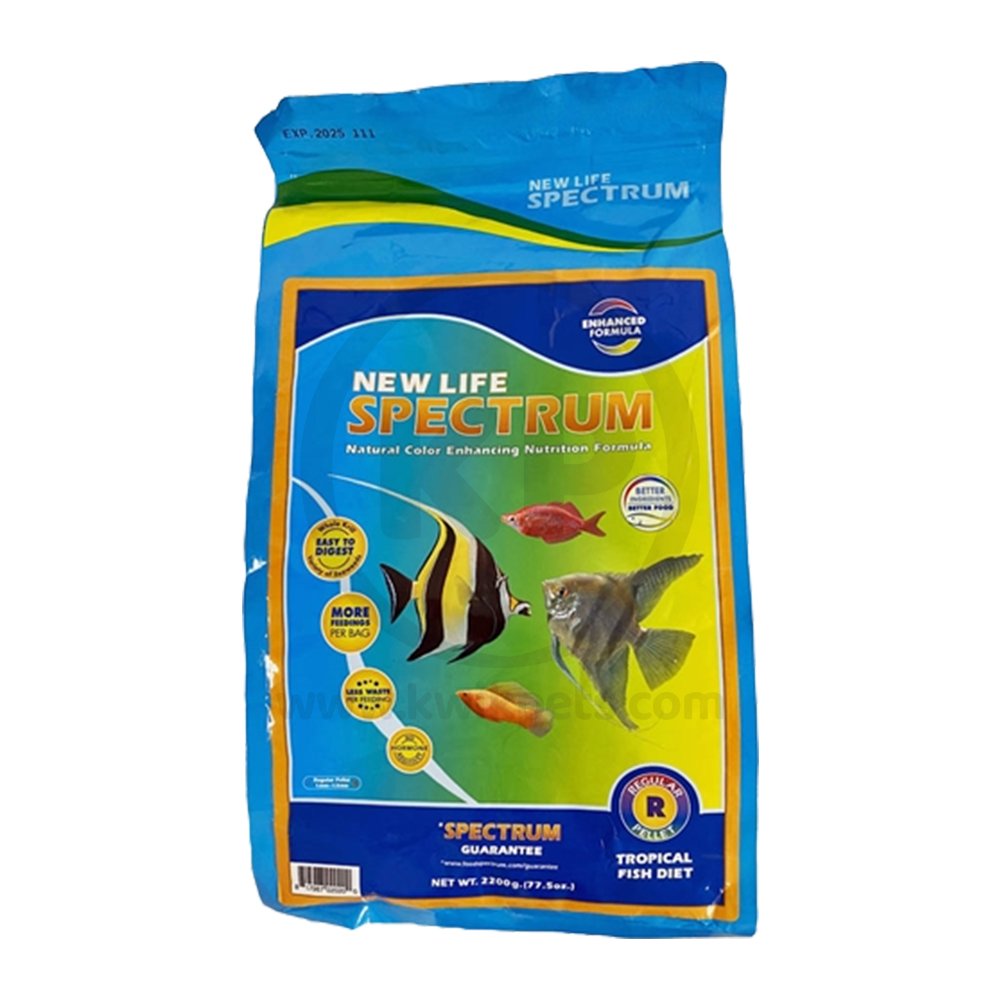 New Life Spectrum Color Enhancing Tropical Fish Food 1-mm Regular 600g