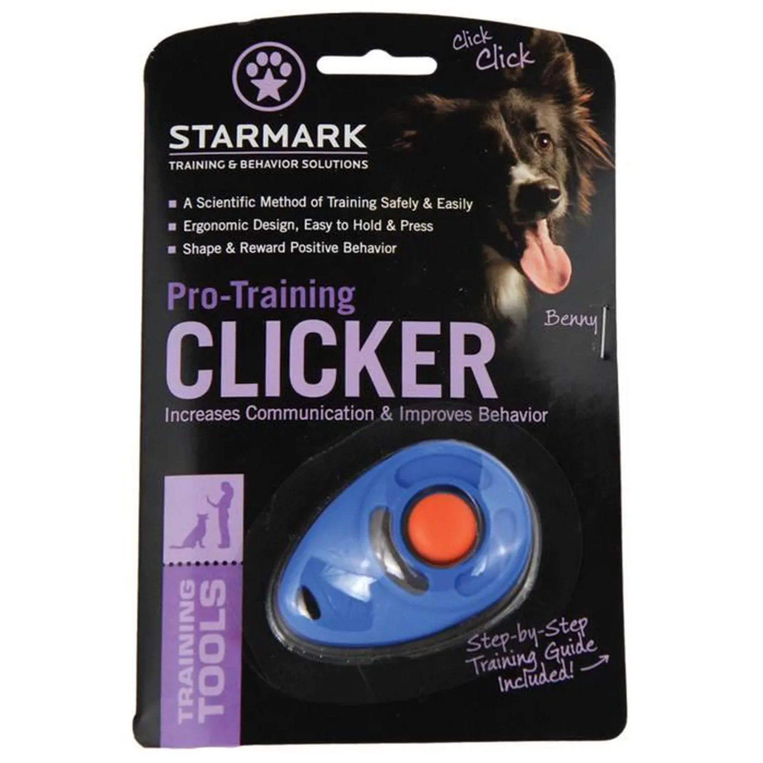 Starmark Blue Pro-Training Clicker for Dogs