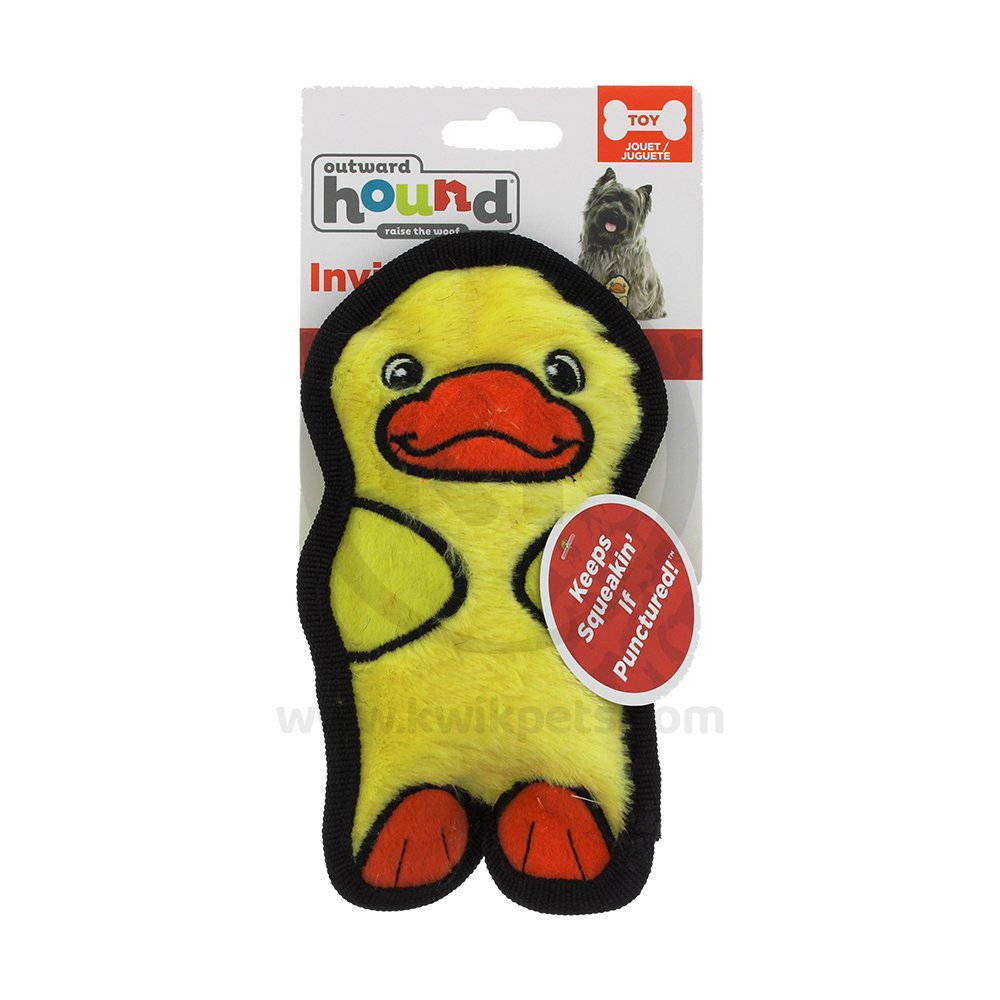 Outward Hound Invincibles Mini Dog Toy Duck XS