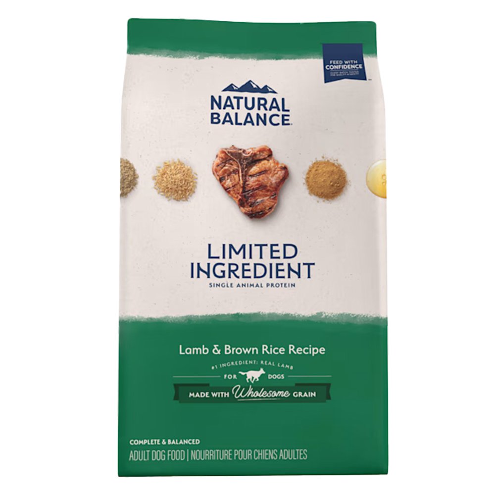 Natural Balance Pet Foods L.I.D. Adult Dry Dog Food Lamb & Brown Rice 26-lb