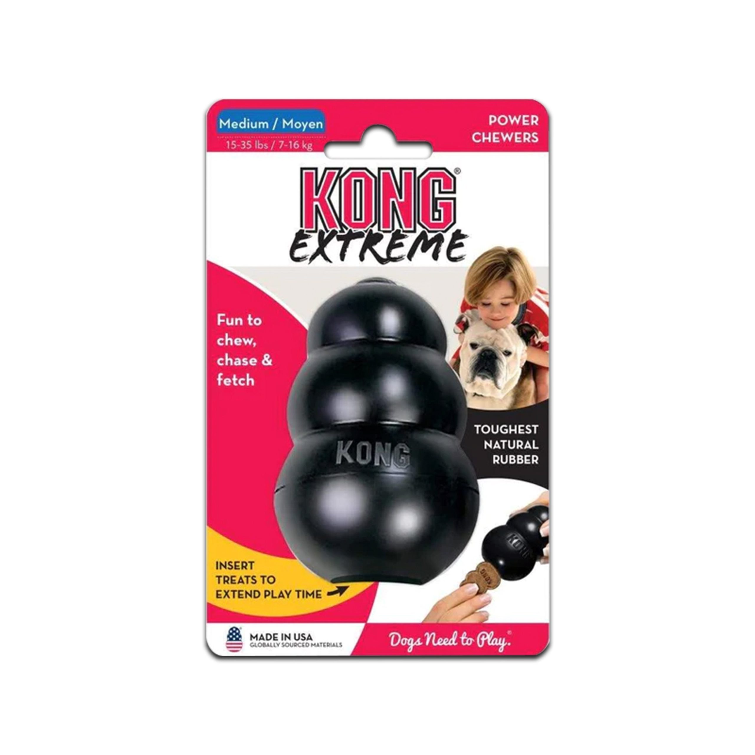 KONG Extreme Dog Toy Black Medium