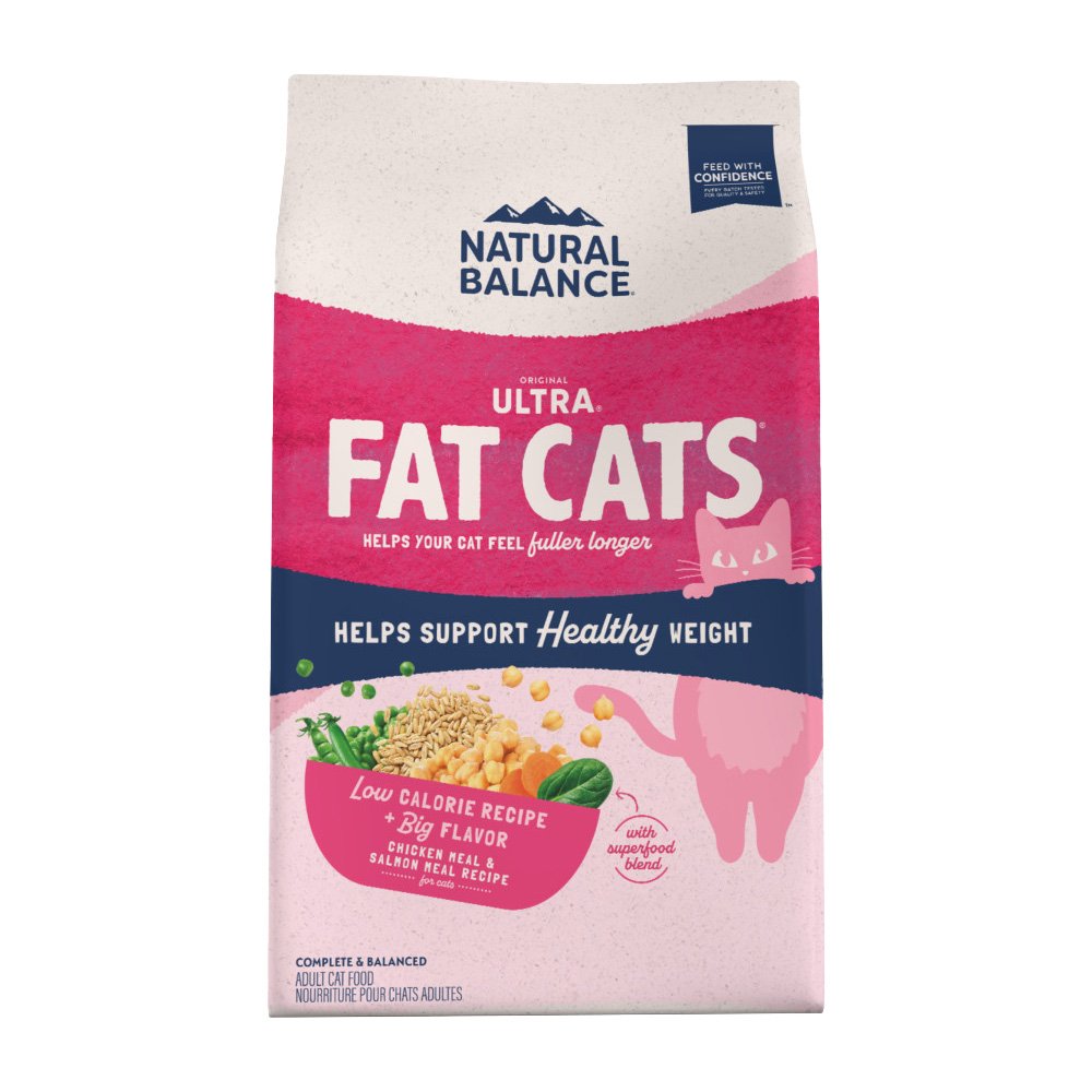 Natural Balance Pet Foods Original Ultra Fat Cats Dry Cat Food Chicken Meal & Salmon Meal 6-lb