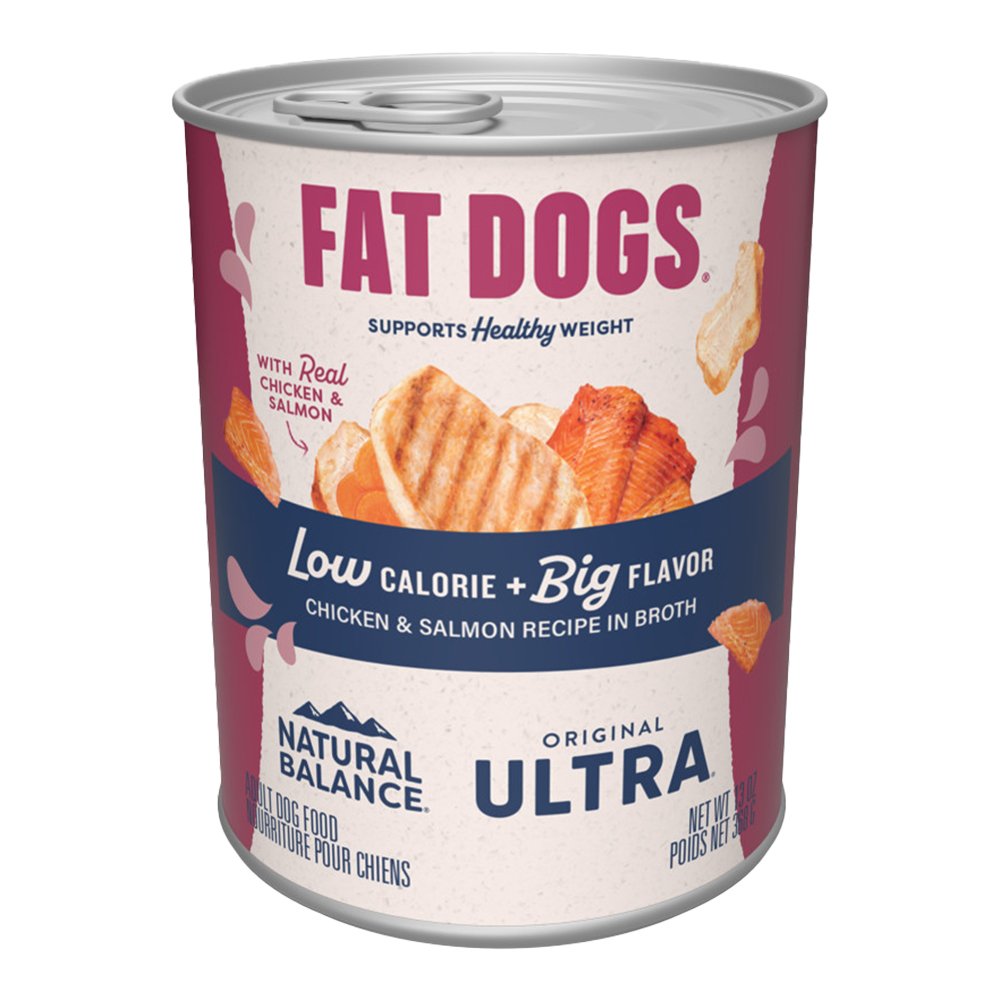 Natural Balance Pet Foods Original Ultra Fat Dogs Canned Dog Food Chicken & Salmon 13-oz