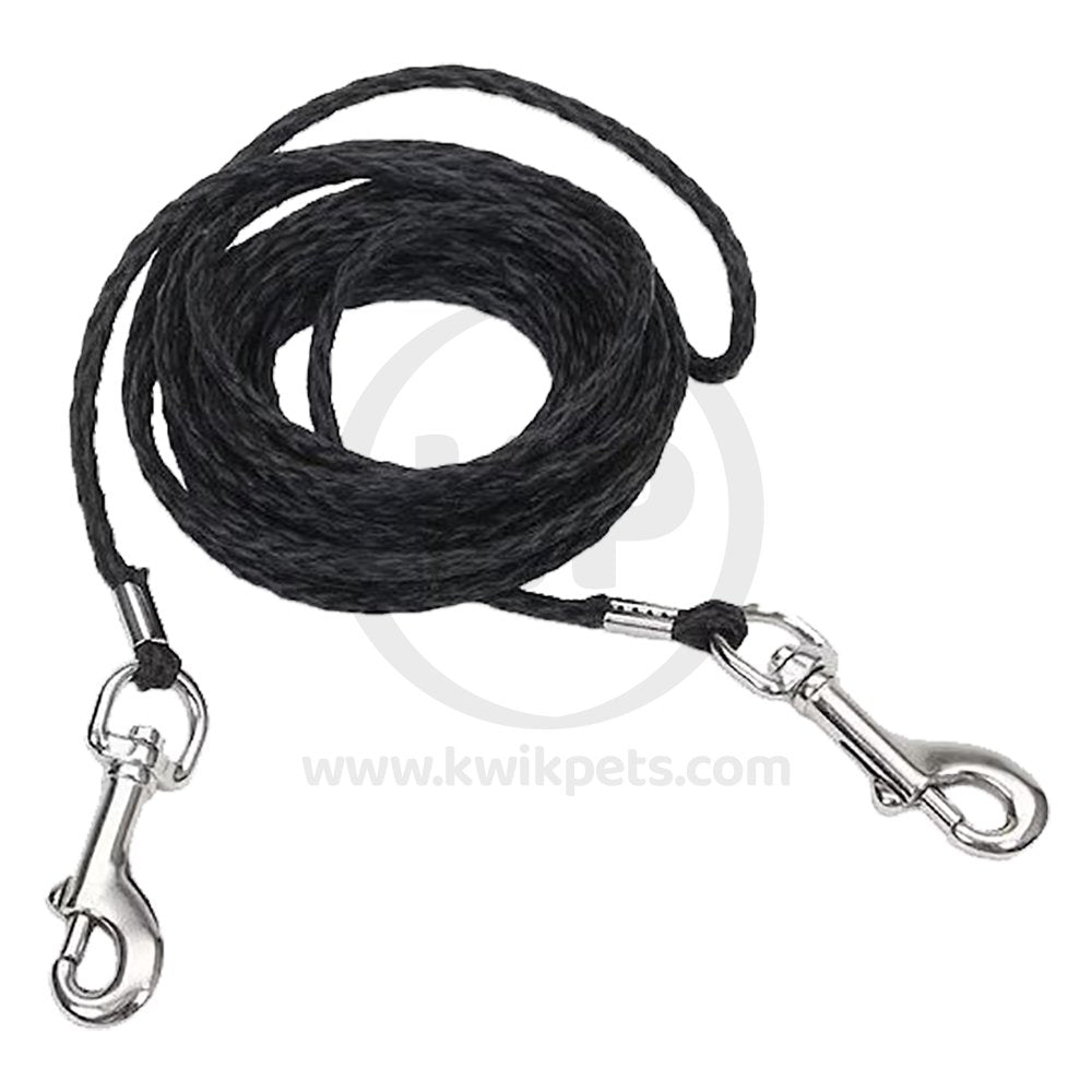 Coastal Poly Cat Tie Out Black 1/8 in X 15 ft