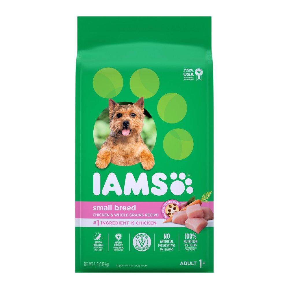 IAMS Small & Toy Breed Adult Dry Dog Food Real Chicken 7-lb