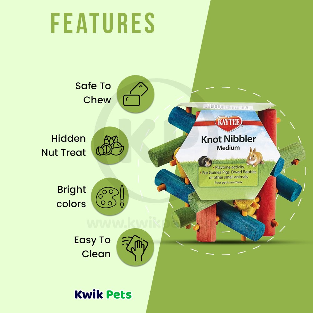 Kaytee Nut Knot Nibbler Mini Chew Toy