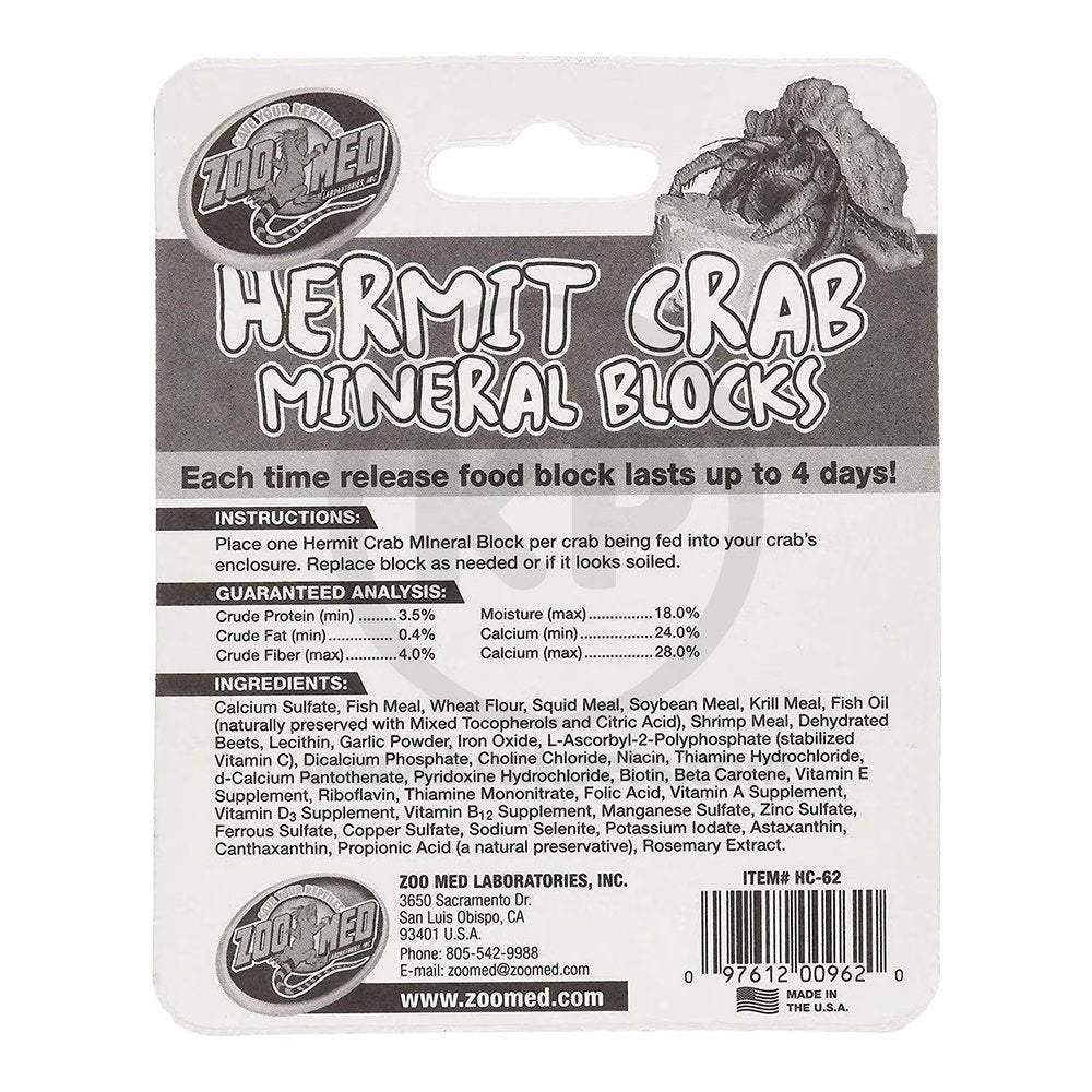 Zoo Med Hermit Crab Mineral Block 0.15-oz