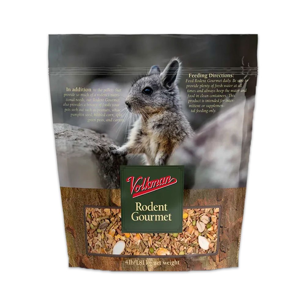 Volkman Seed Company Small Animal Rodent Gourmet Dry Food 4-lb