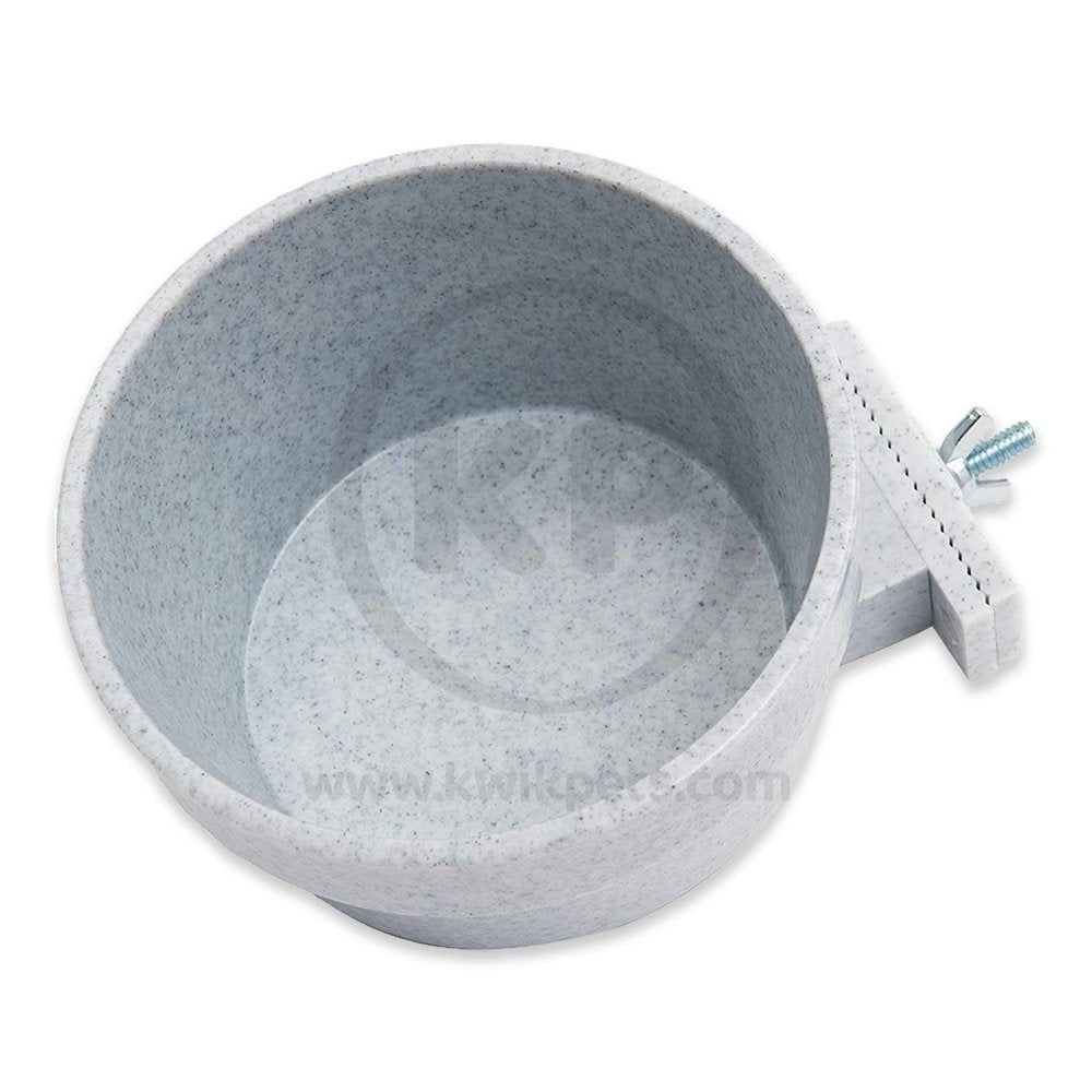 Lixit Quick Lock Crock Hanging Feeder Granite 20-oz