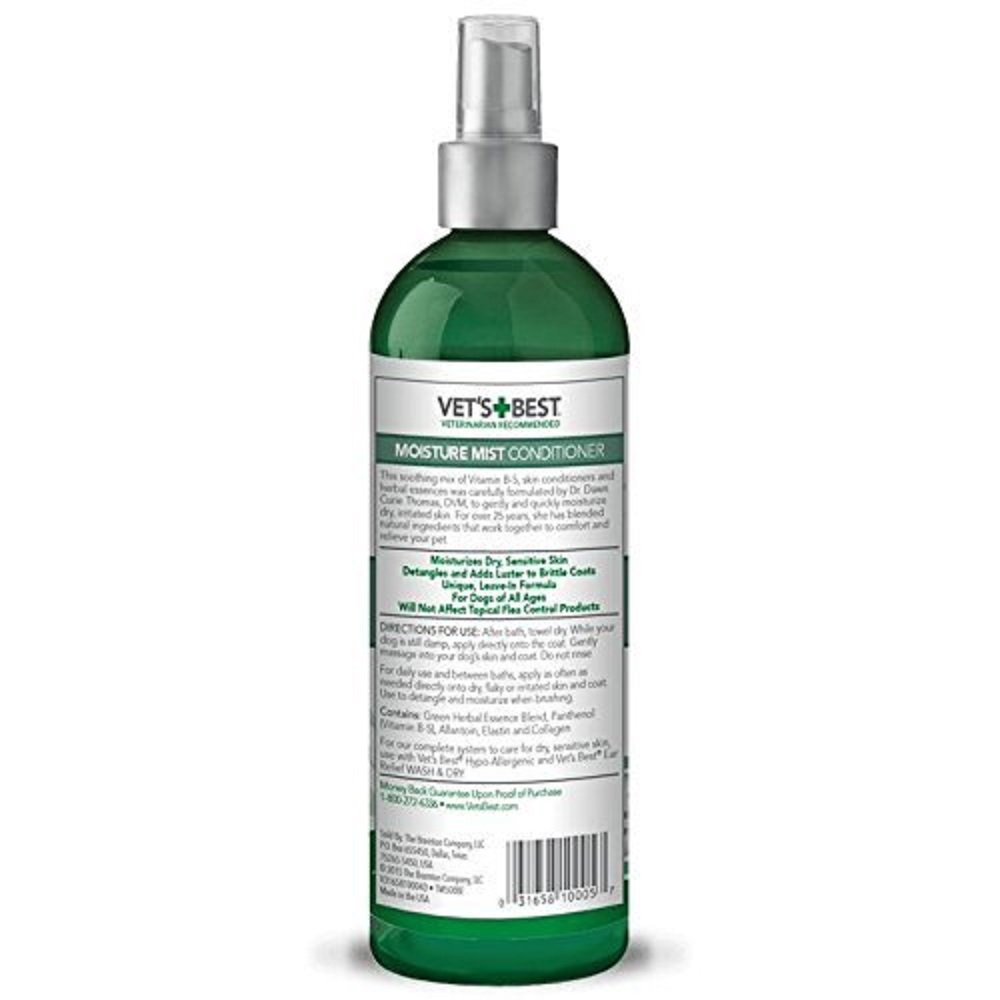 Vet’s Best Moisture Mist Conditioner for Dogs 16-oz