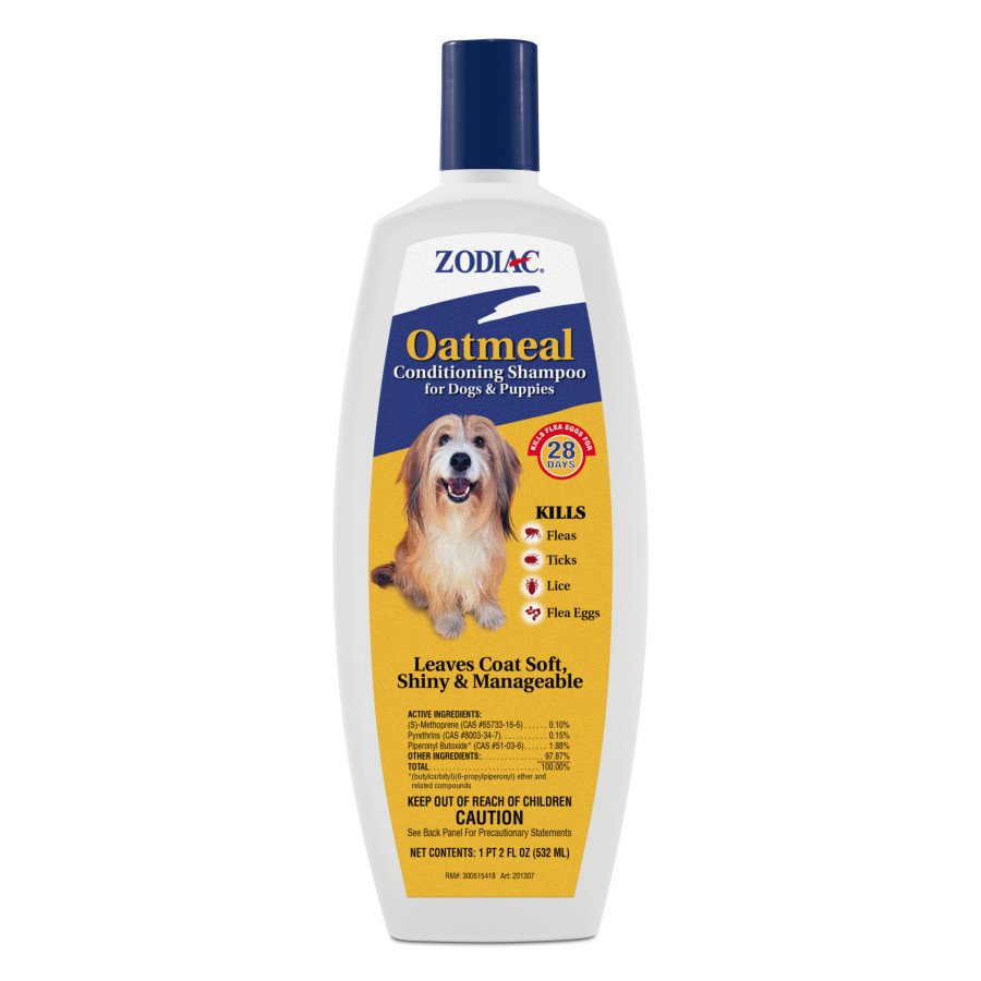 Zodiac Oatmeal Conditioning Shampoo for Dogs & Puppies 18-oz