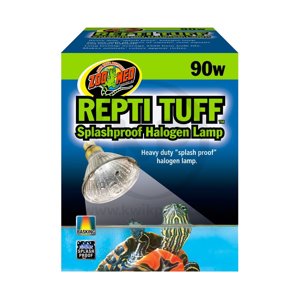 Zoo Med Repti Tuff Splashproof Halogen Lamp White 90W