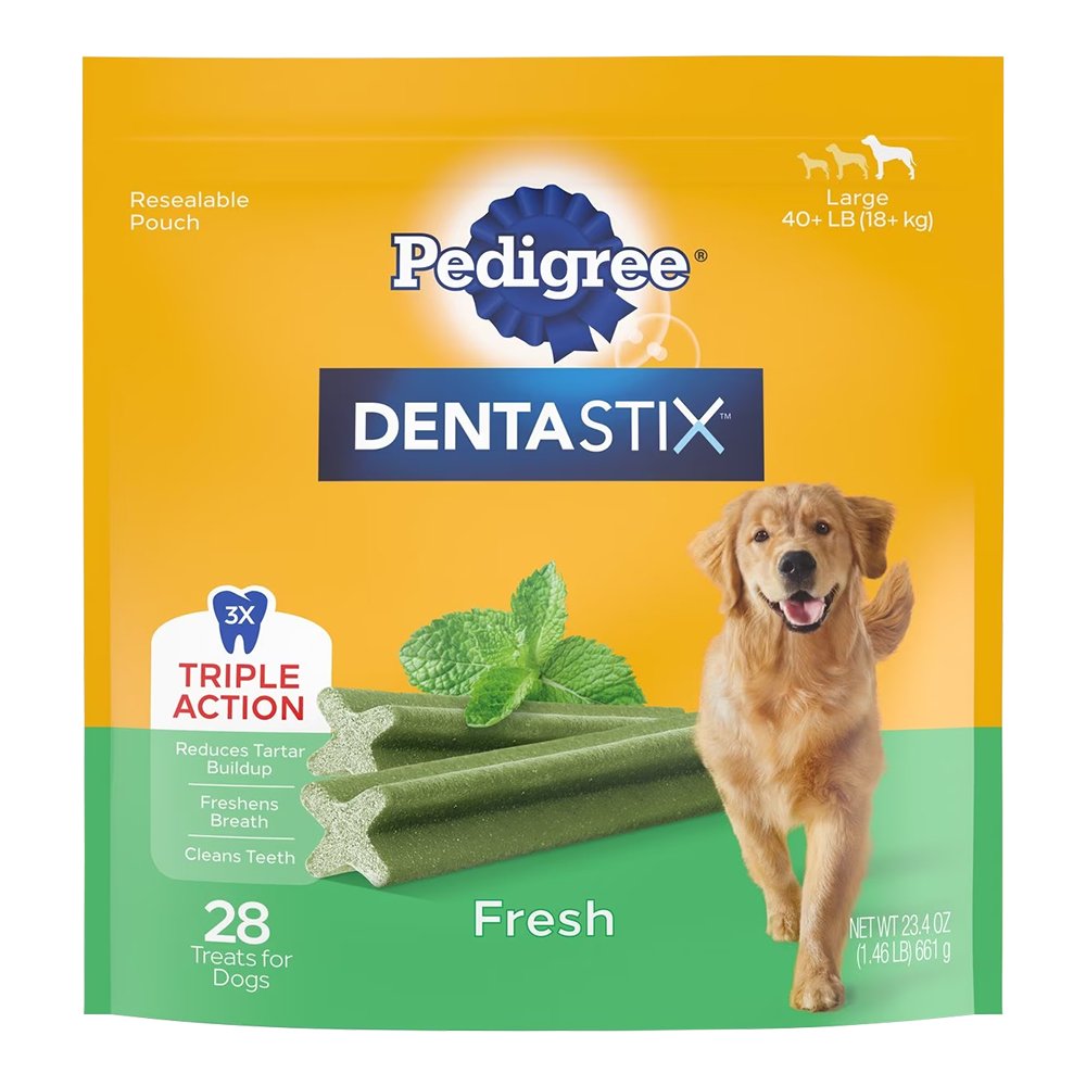 Pedigree DENTASTIX Fresh Dog Dental Treats 28 Count