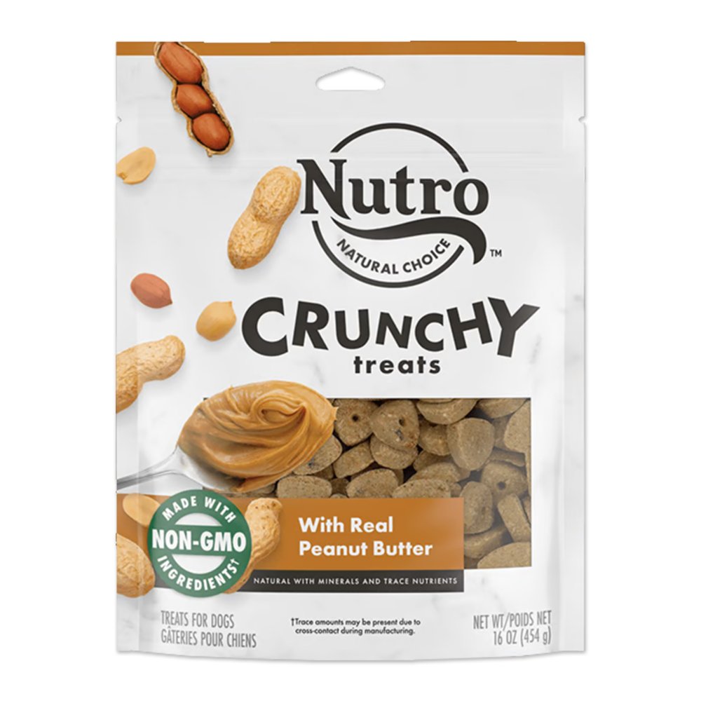 Nutro Natural Choice Peanut Butter Crunchy Dog Treats 16-oz