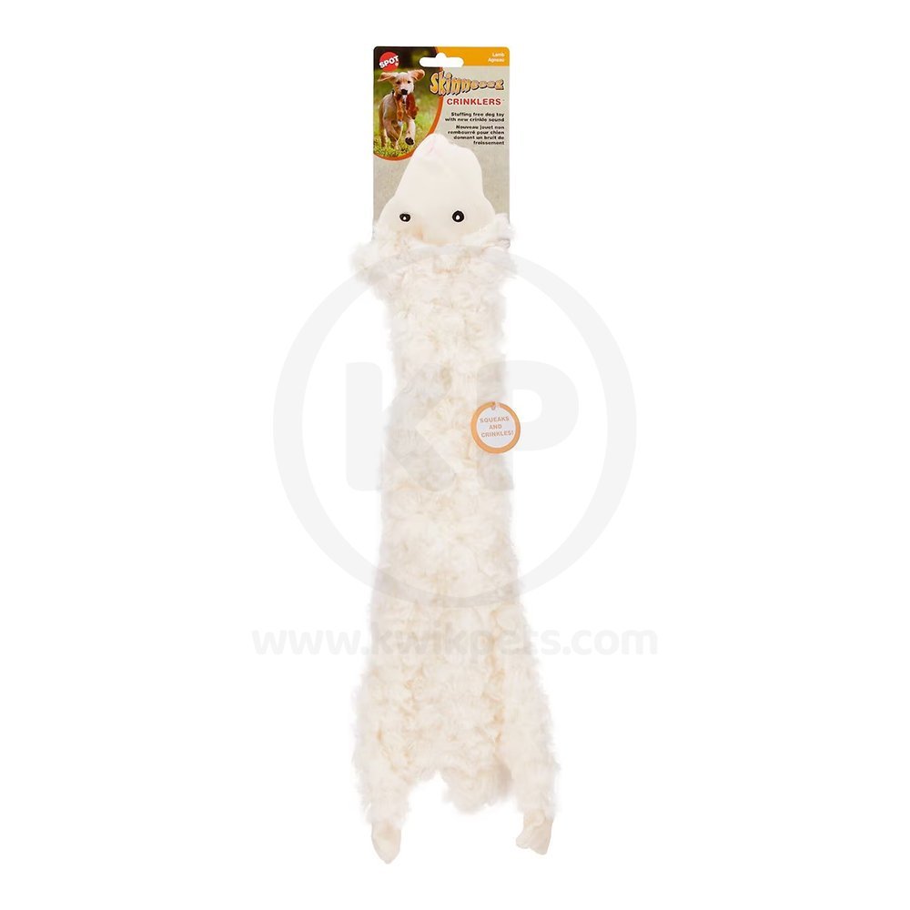 Skinneeez Crinklers Dog Toy Lamb 23-in