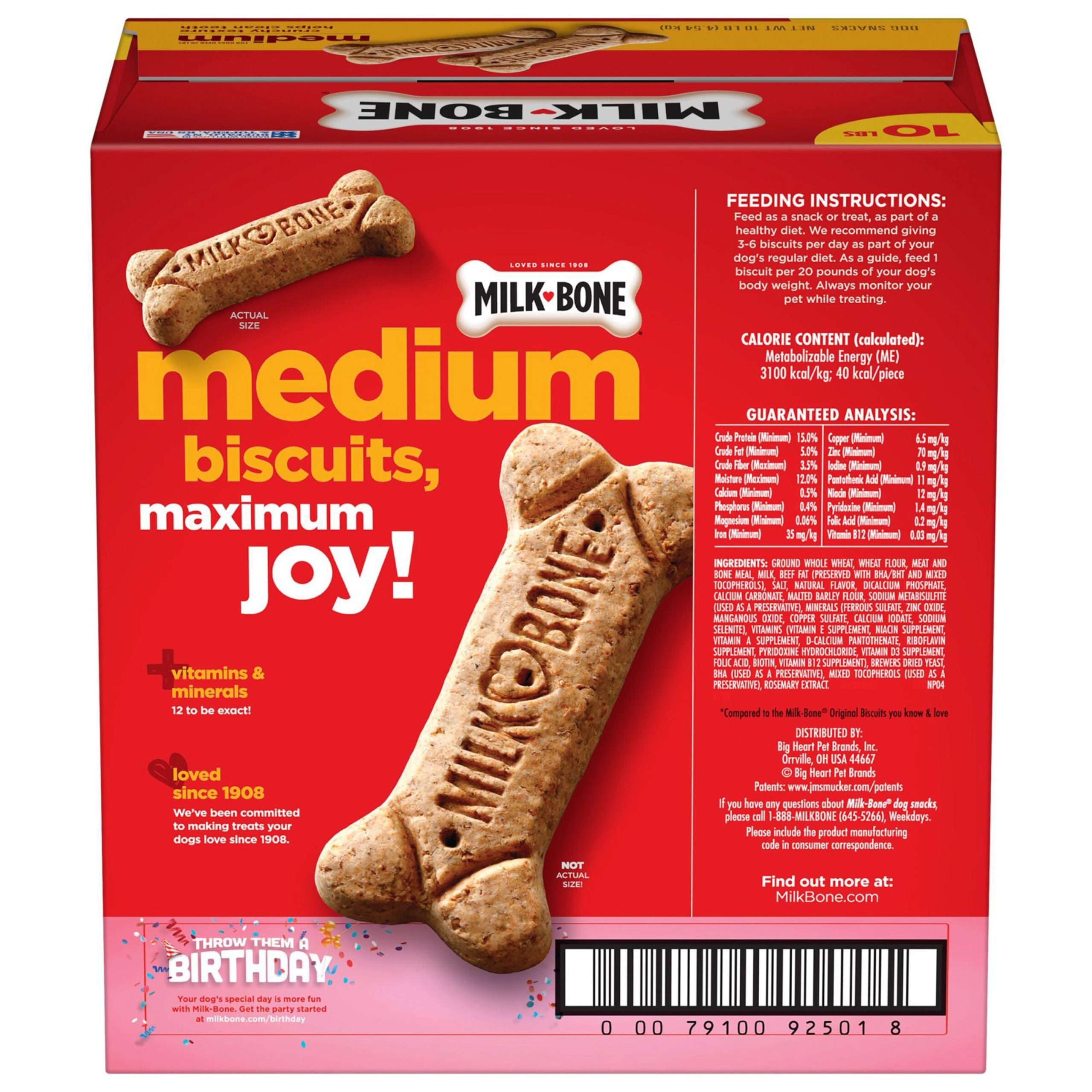 Milk-Bone Dog Biscuits Original Medium 10-lb