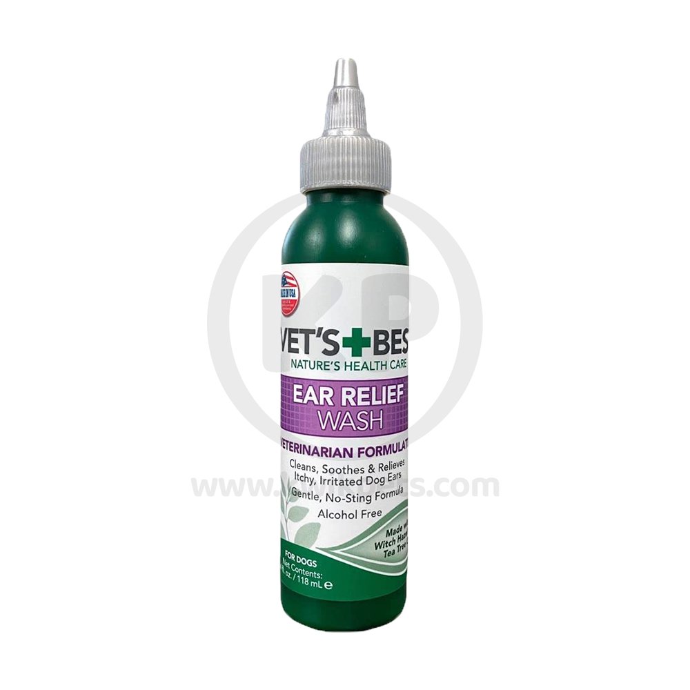 Vet’s Best Ear Relief Wash for Dogs 4-oz