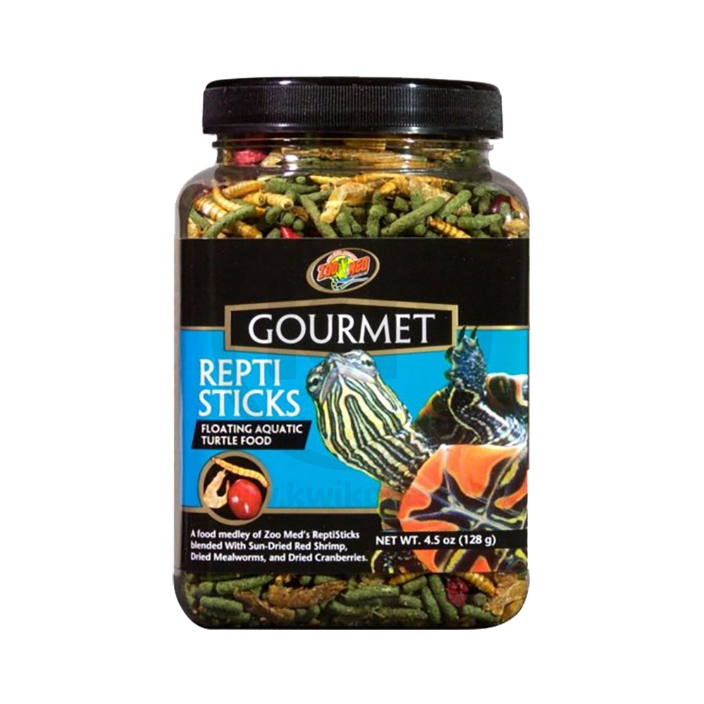 Zoo Med Gourmet Reptisticks Floating Aquatic Turtle Dry Food 4.5-oz