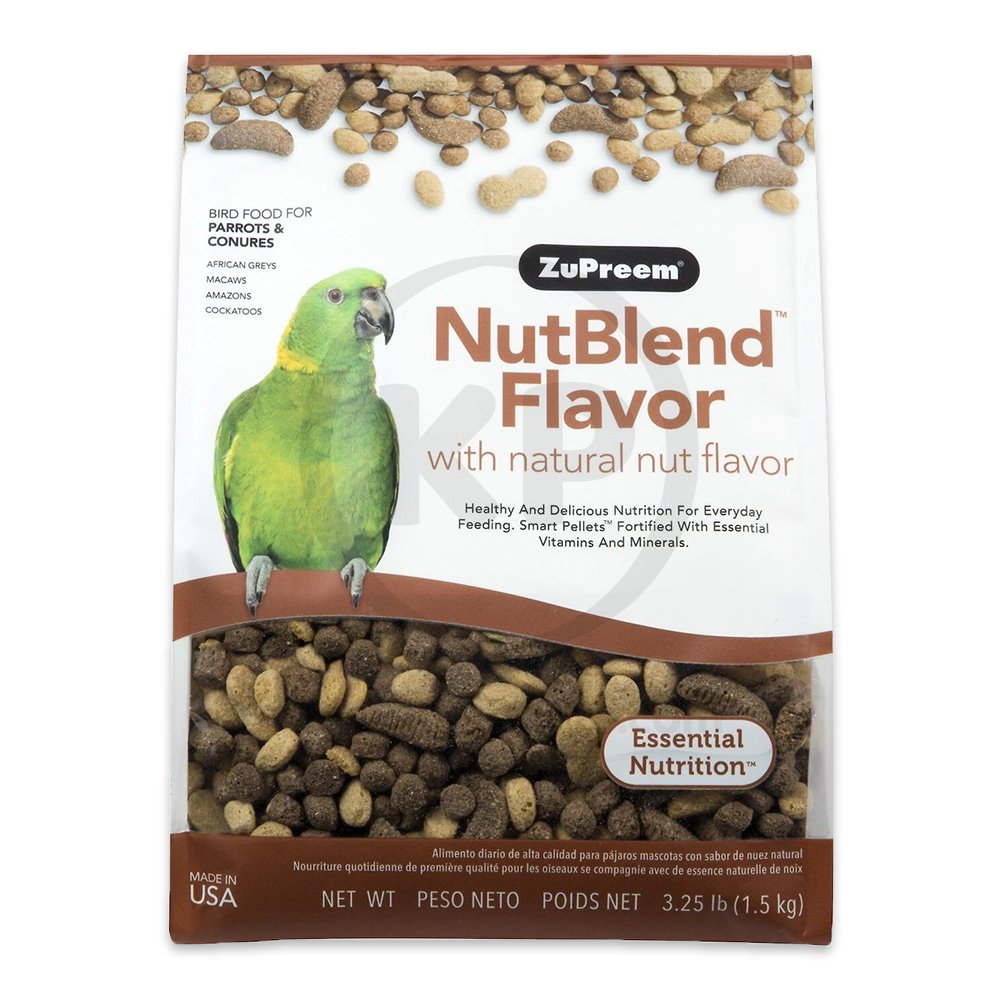 ZuPreem NutBlend Bird Food Parrots & Conures 3.25-lb