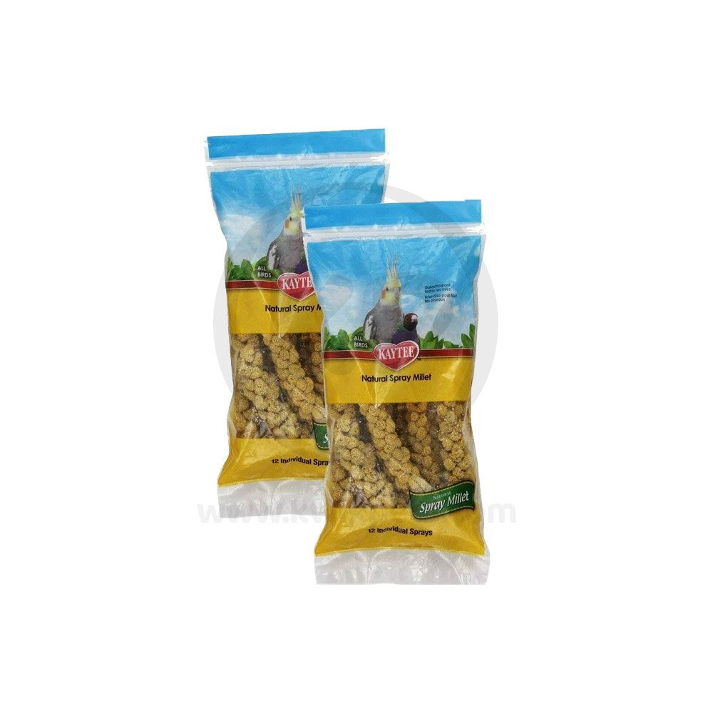 Kaytee Natural Spray Millet Bird Treats 2 Pack