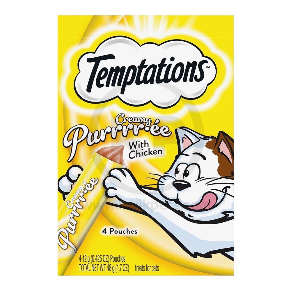 Temptations Creamy Purrrr-ee Cat Treats Chicken 1.7-oz