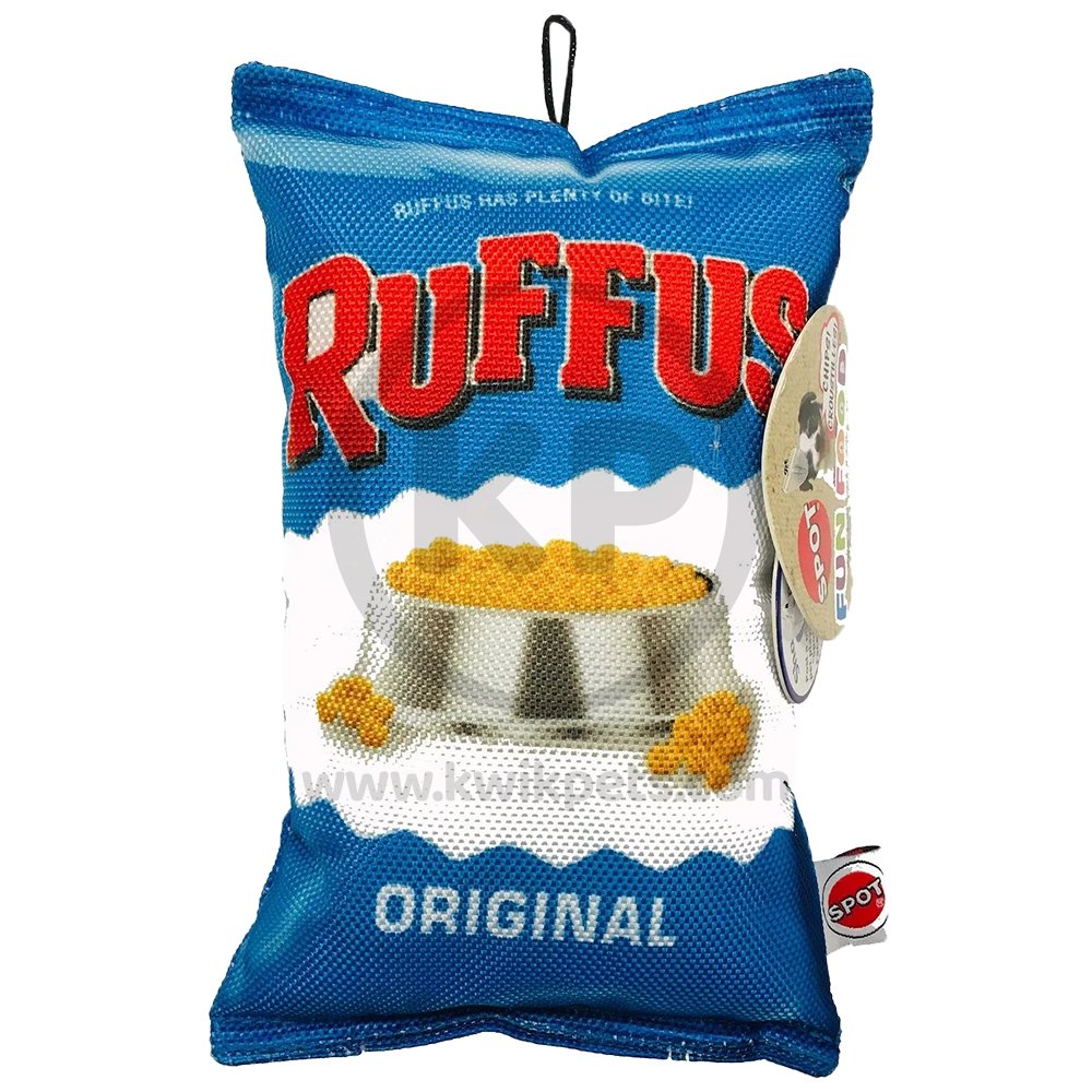 Ethical Pet Spot Fun Food Dog Toy Ruffus Chips Multicolor 8-in