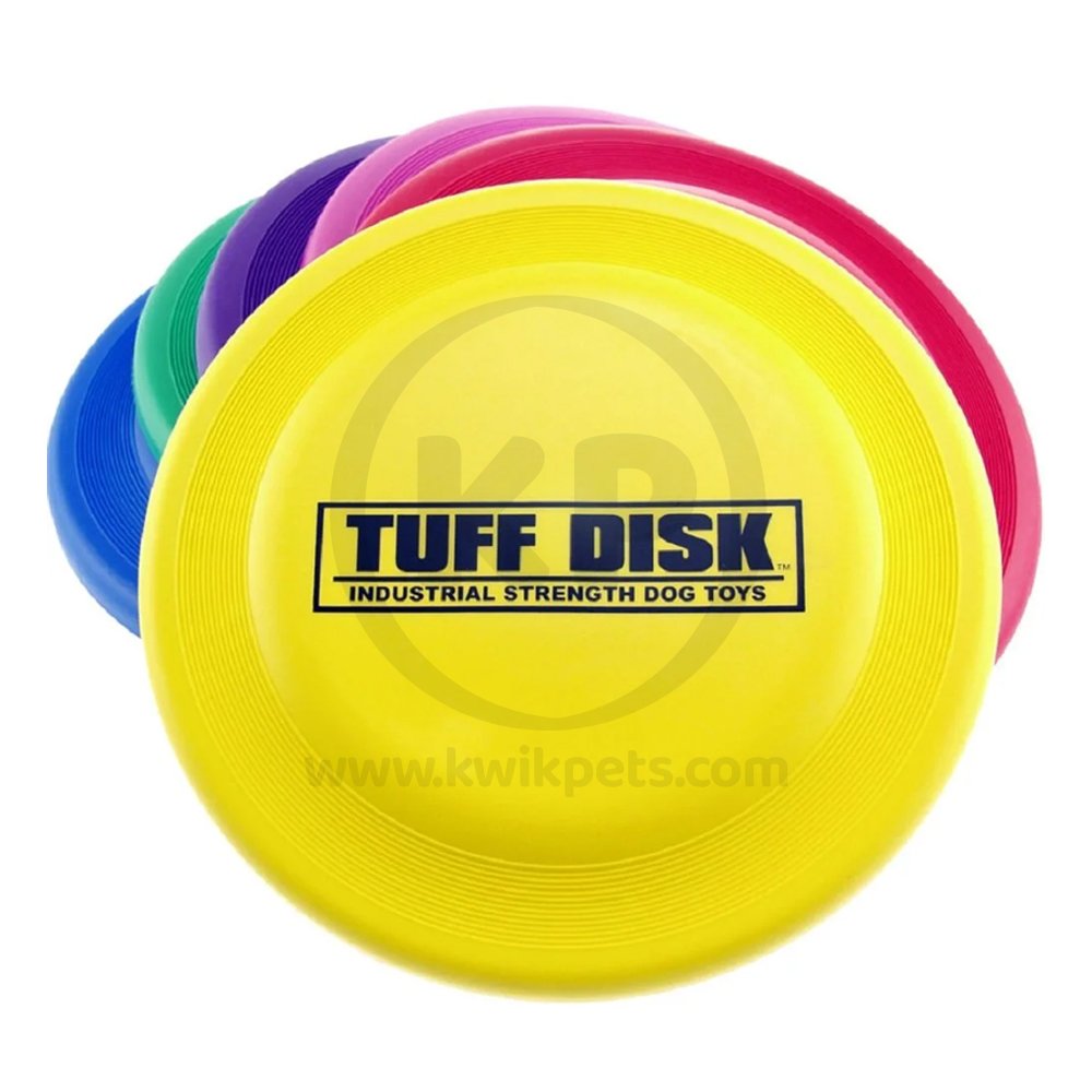 Petsport USA Tuff Disk Dog Toy Assorted 9-in