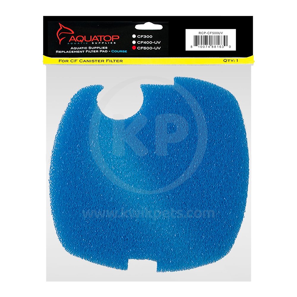 Aquatop Replacement Coarse Filter Pad for CF-500UV Canister Filter Blue