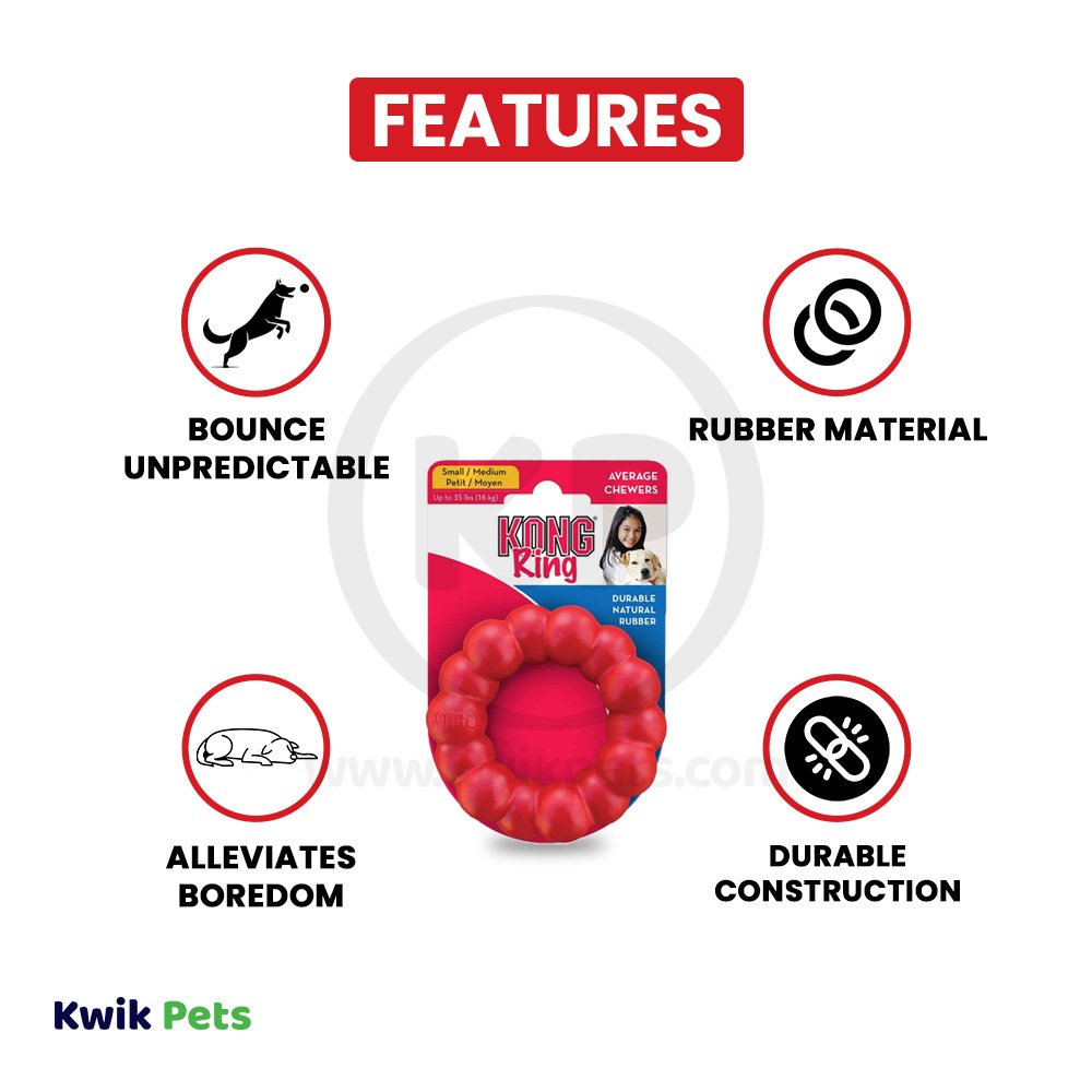 KONG Chew Ring Dog Toy Small/Medium