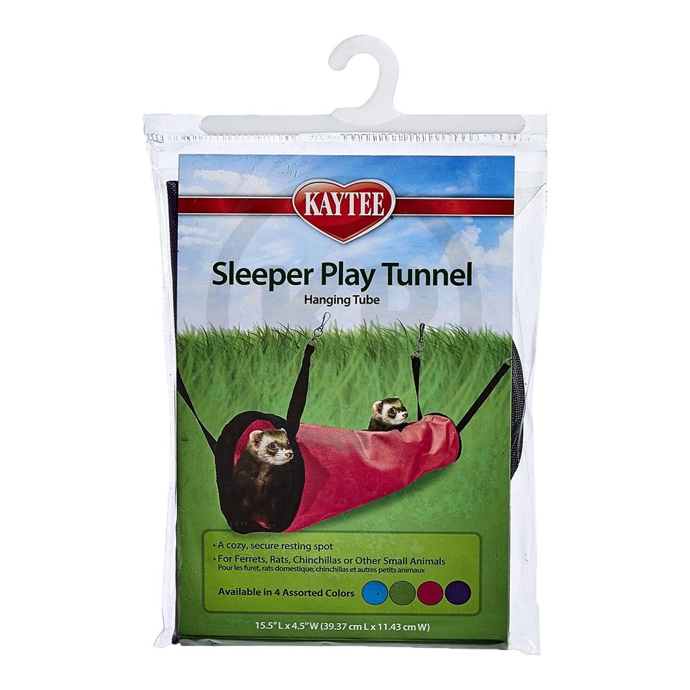 Kaytee Simple Sleeper Play Tunnel Assorted 15 in X 4.5 in