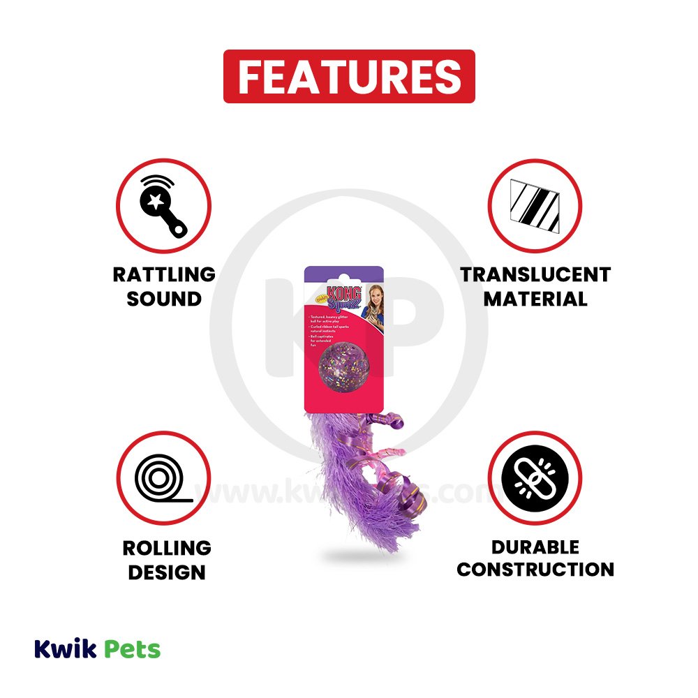 KONG Active Confetti Ball Cat Toy One Size