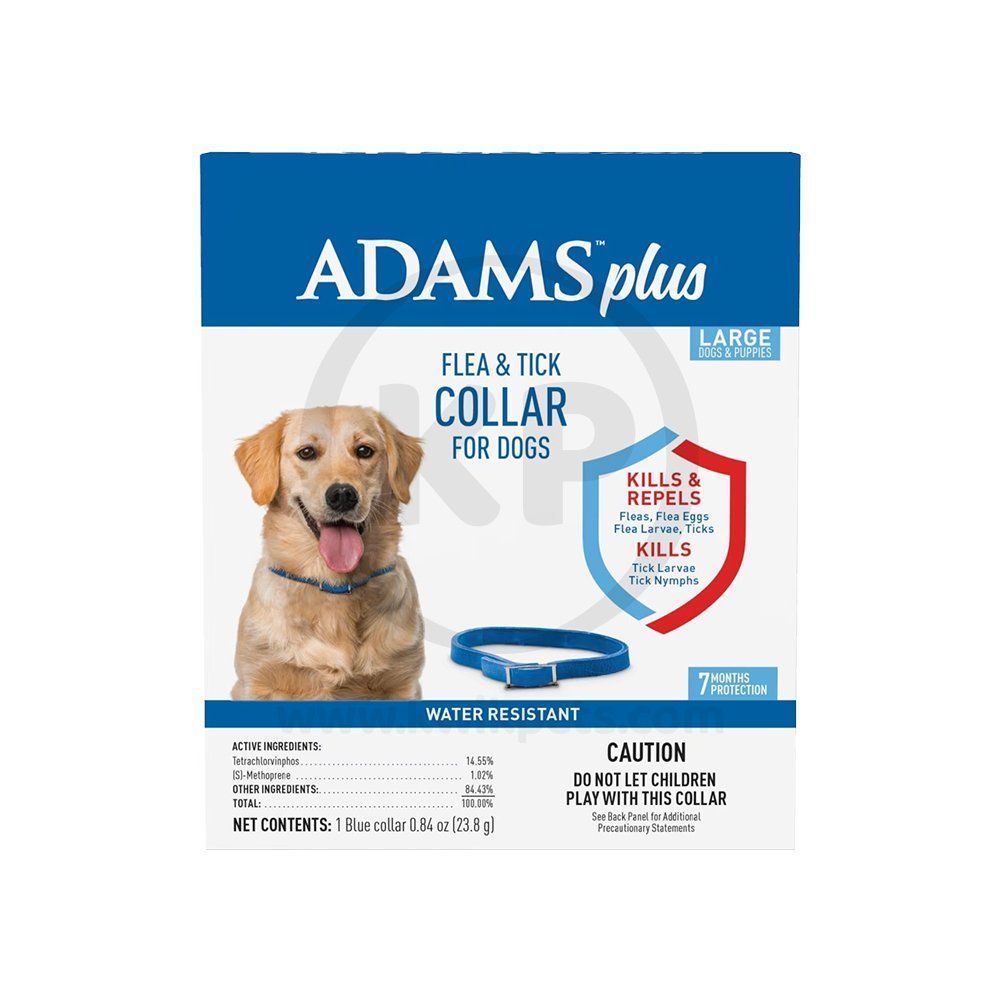 Adams Plus Flea & Tick Blue Collar for Dogs Large