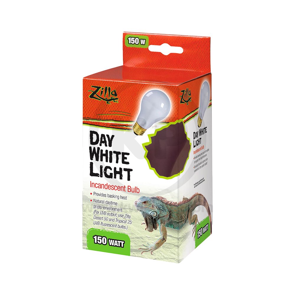 Zilla Day White Light Incandescent Bulb 150W