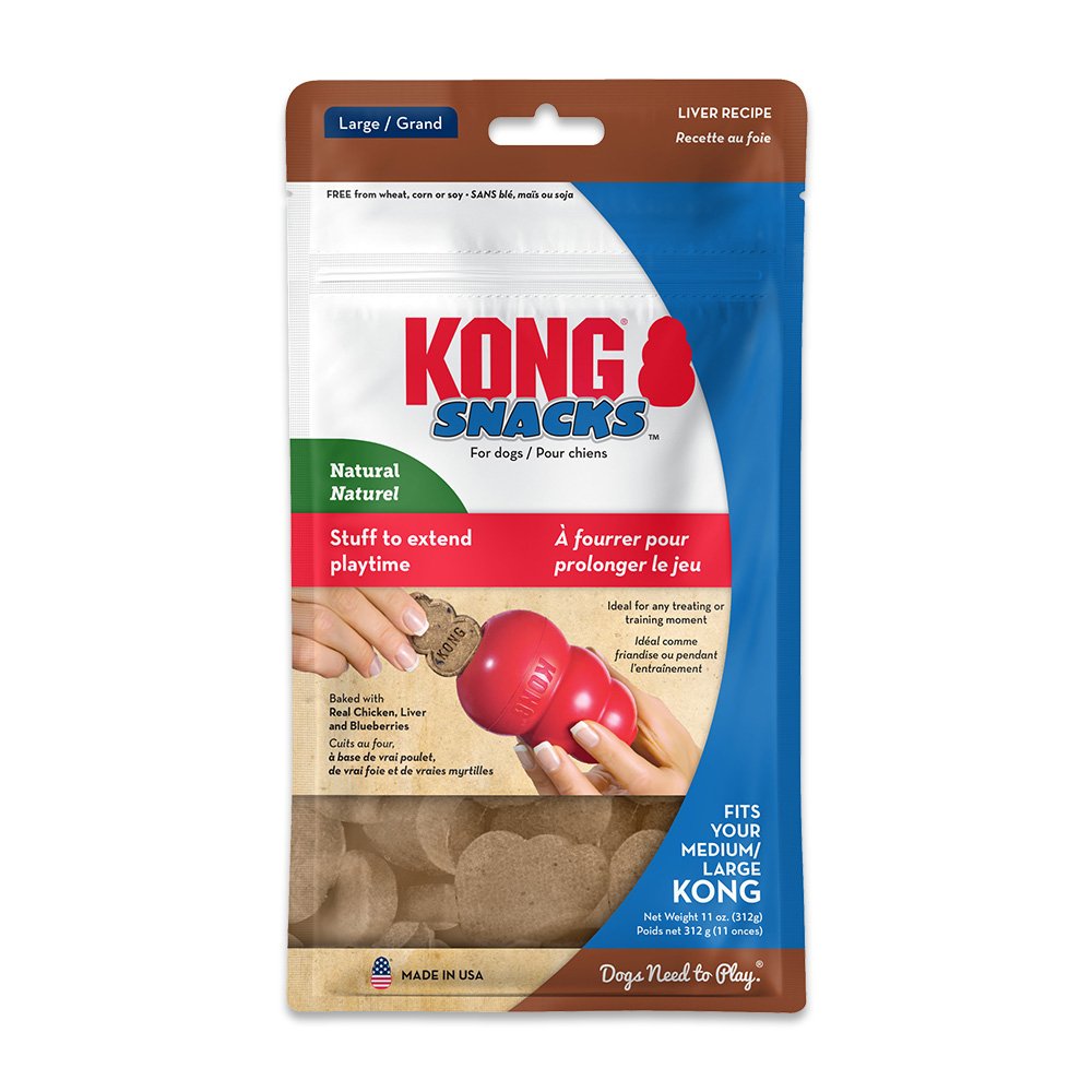 KONG Stuff’N Snacks Dog Treats Liver Large 11-oz